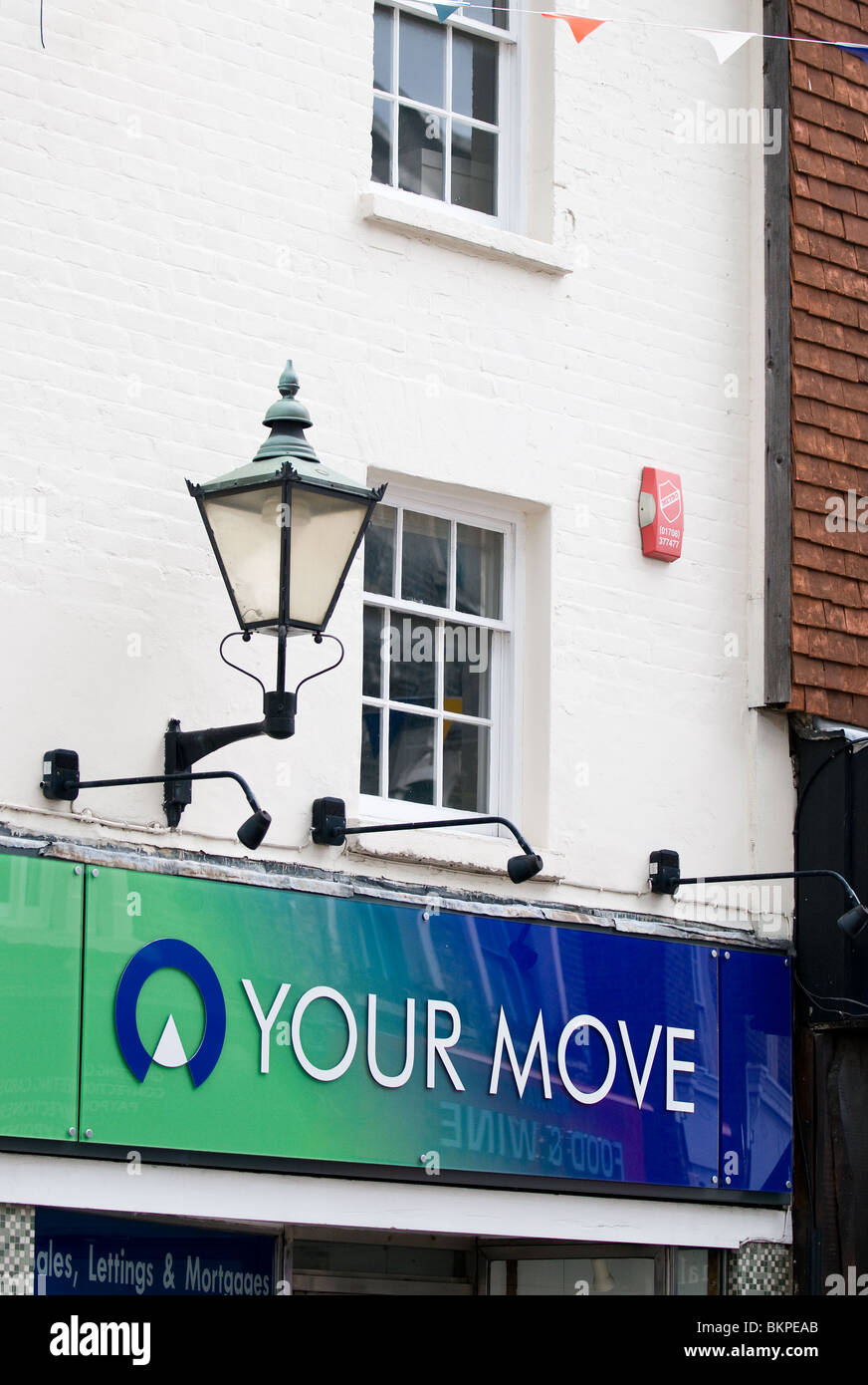 Your Move estate agent sign. Photo by Gordon Scammell Stock Photo Alamy