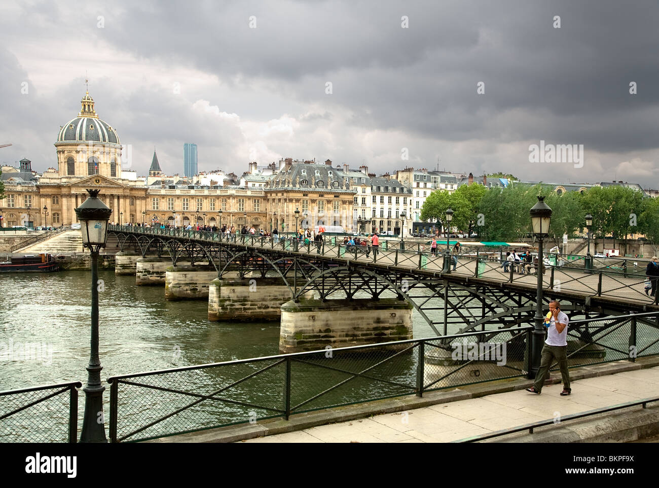 A Walk Across The Pont des Arts, Paris 