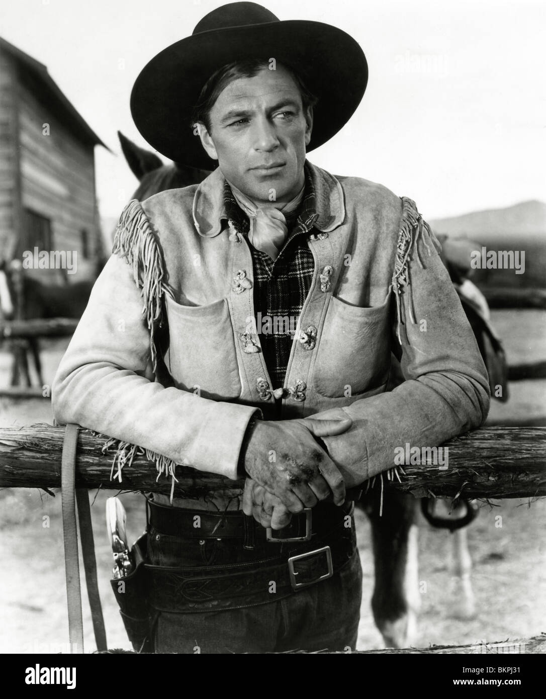 THE WESTERNER (1940) GARY COOPER, WILLIAM WYLER (DIR) WTNR 004P Stock