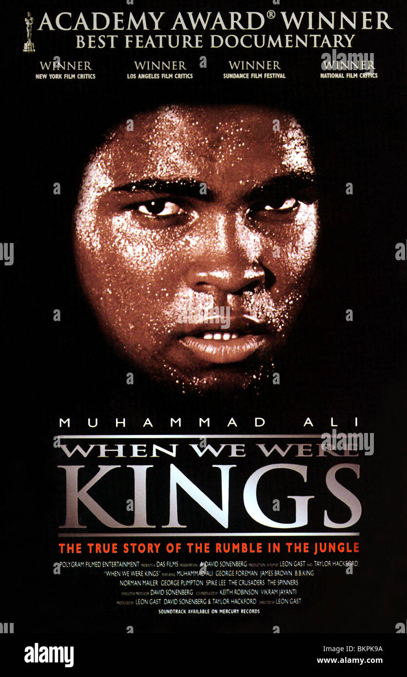 WHEN WE WERE KINGS (1997) POSTER WWWK 001 VS MOVIESTOE COLLECTION LTD