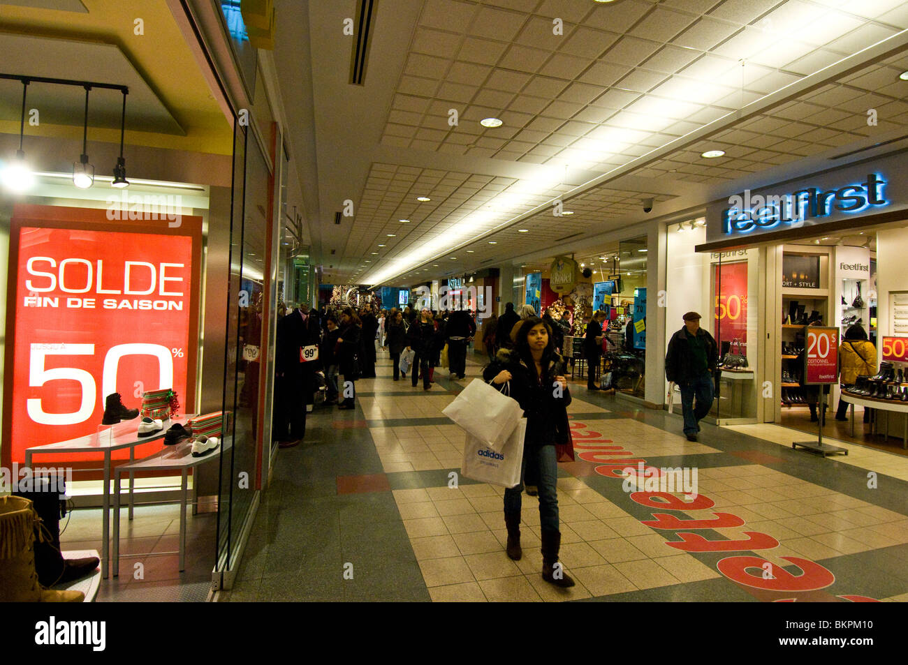 Montreal Trust Shopping Mall Montreal Canada part of the underground