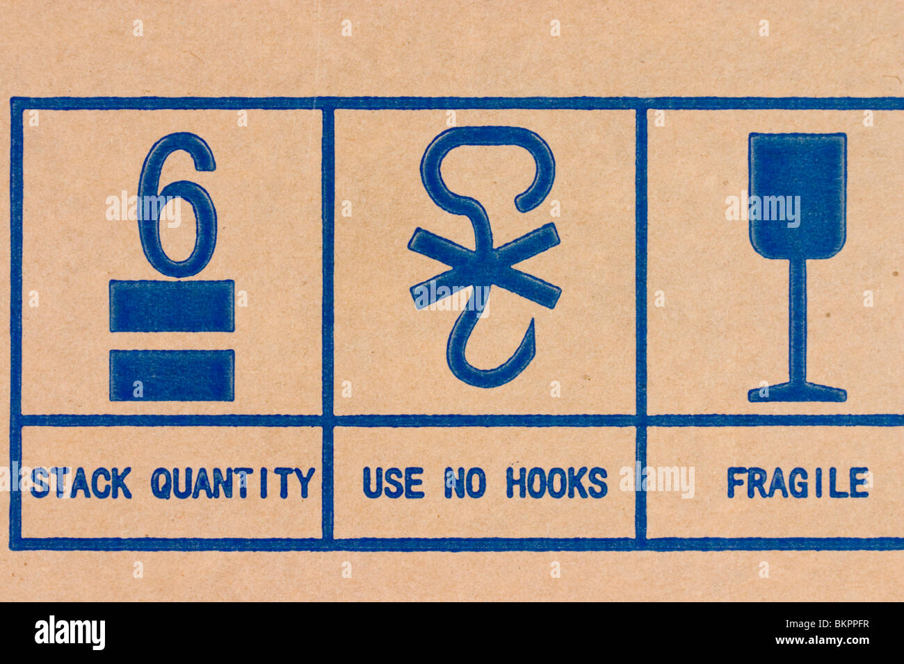 Parcel handling instructions hires stock photography and images Alamy