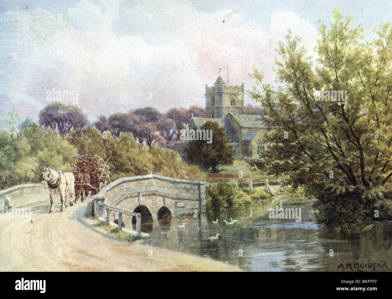 The Bridge, Coombe Bissett, near Salisbury Stock Photo Alamy