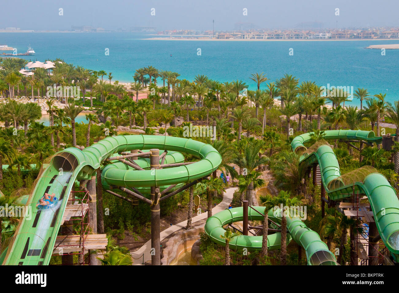 Aquaventure Water park Atlantis Dubai Stock Photo
