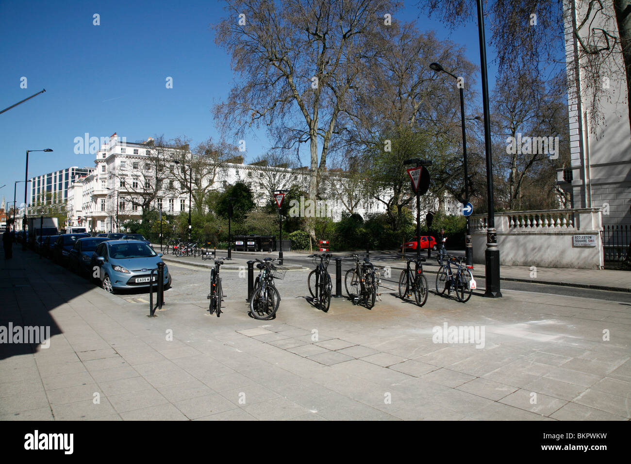 Eccleston Square, Pimlico, London, Britain Stock Photo Alamy