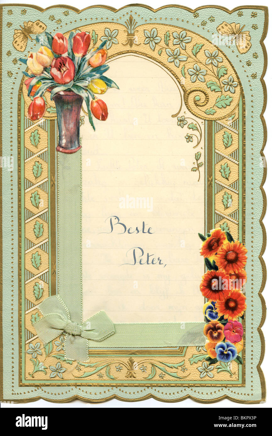 Decorative Writing Paper Stock Photo Alamy