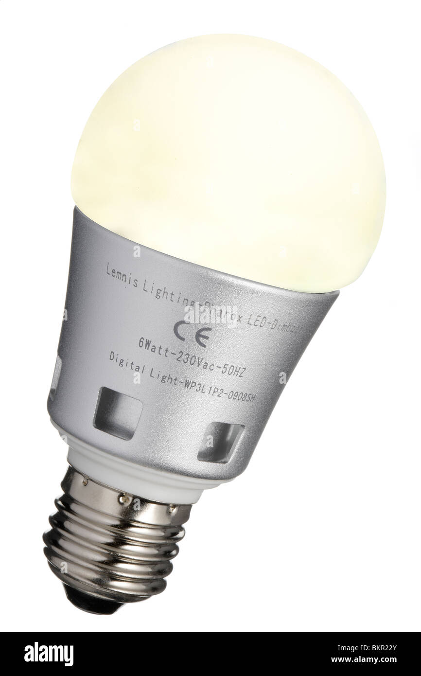 Pharox modern energy saving light bulb Stock Photo