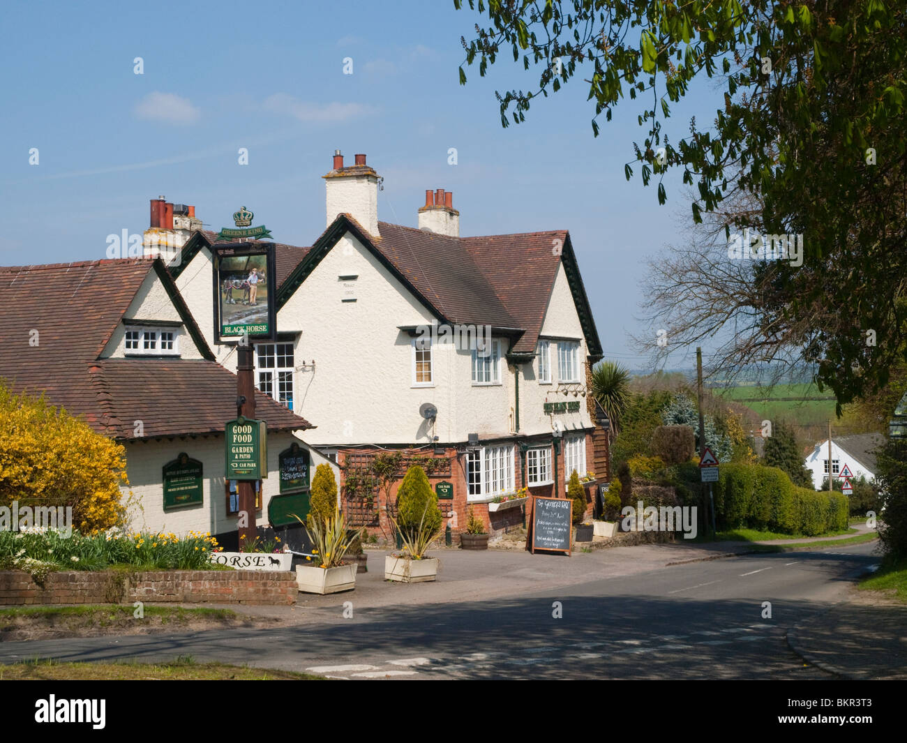 The Black Horse Pub, Foxton Leicestershire England UK Stock Photo Alamy