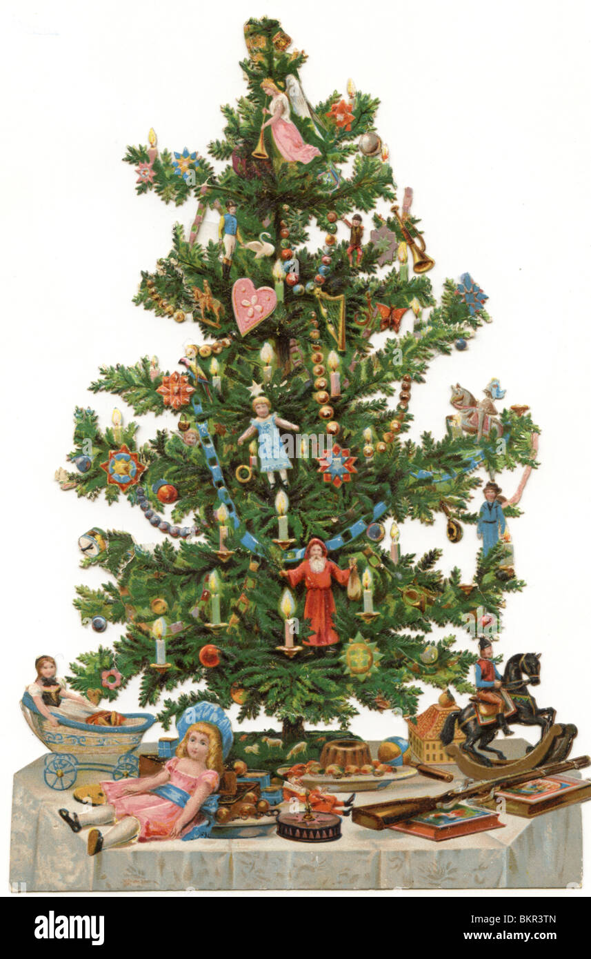 victorian christmas tree