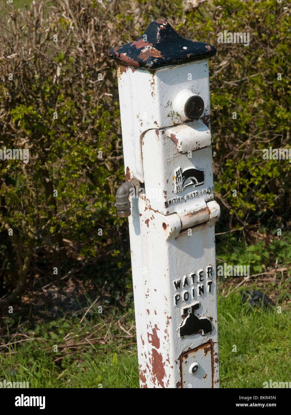 A water point at Foxton Locks, Leicestershire England UK Stock Photo