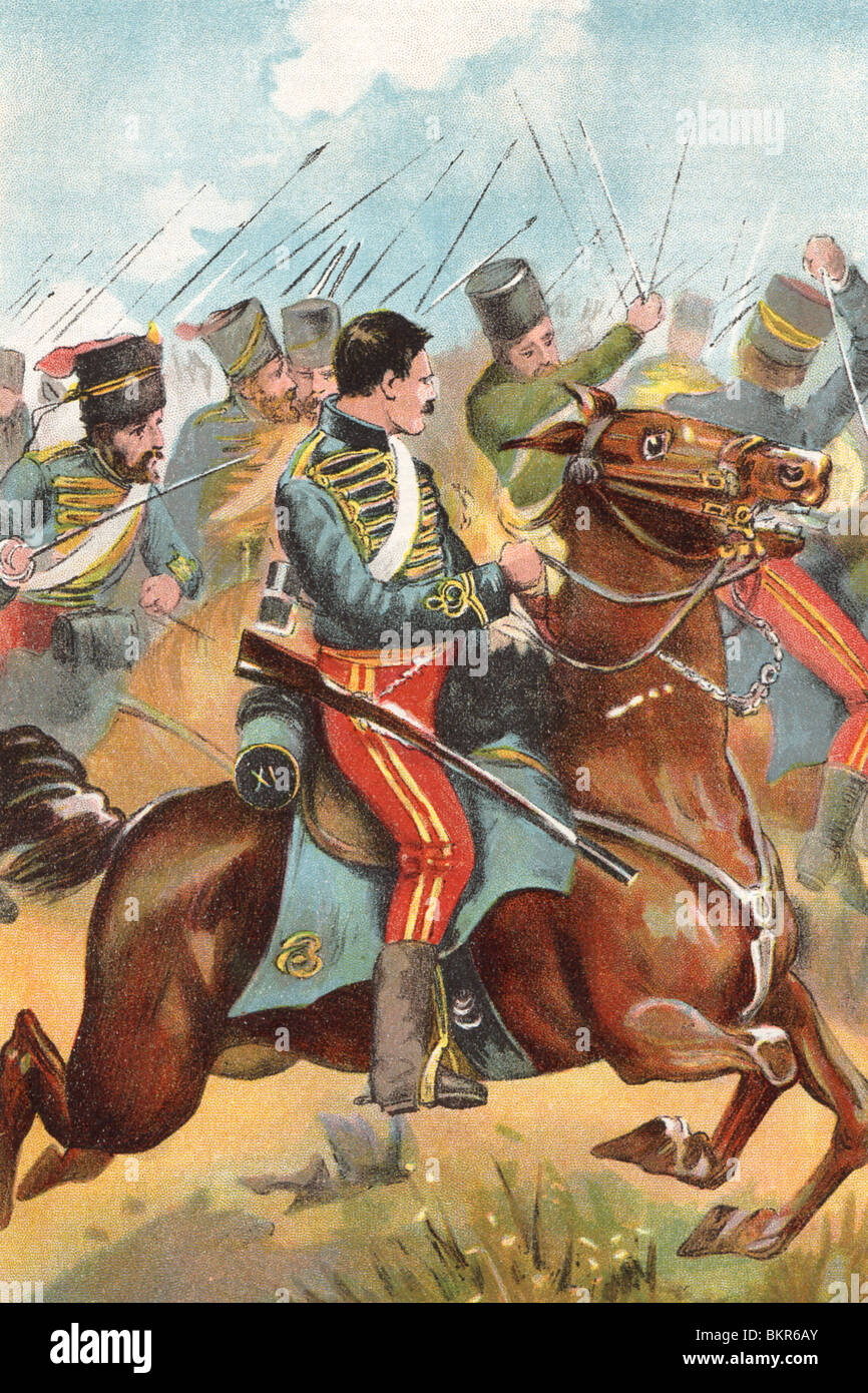 The Charge of the Light Brigade Stock Photo