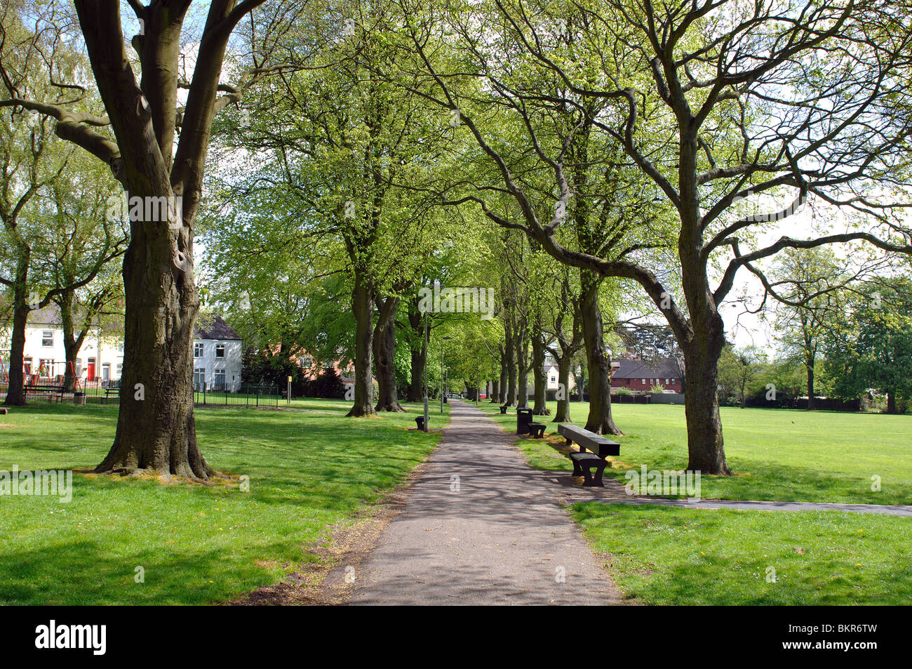 Queens Park, Hinckley, Leicestershire, England, UK Stock Photo
