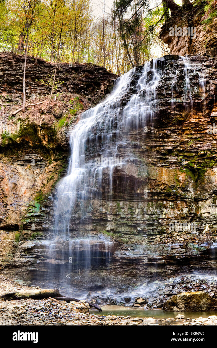 Hamilton waterfall winter hi-res stock photography and images - Alamy