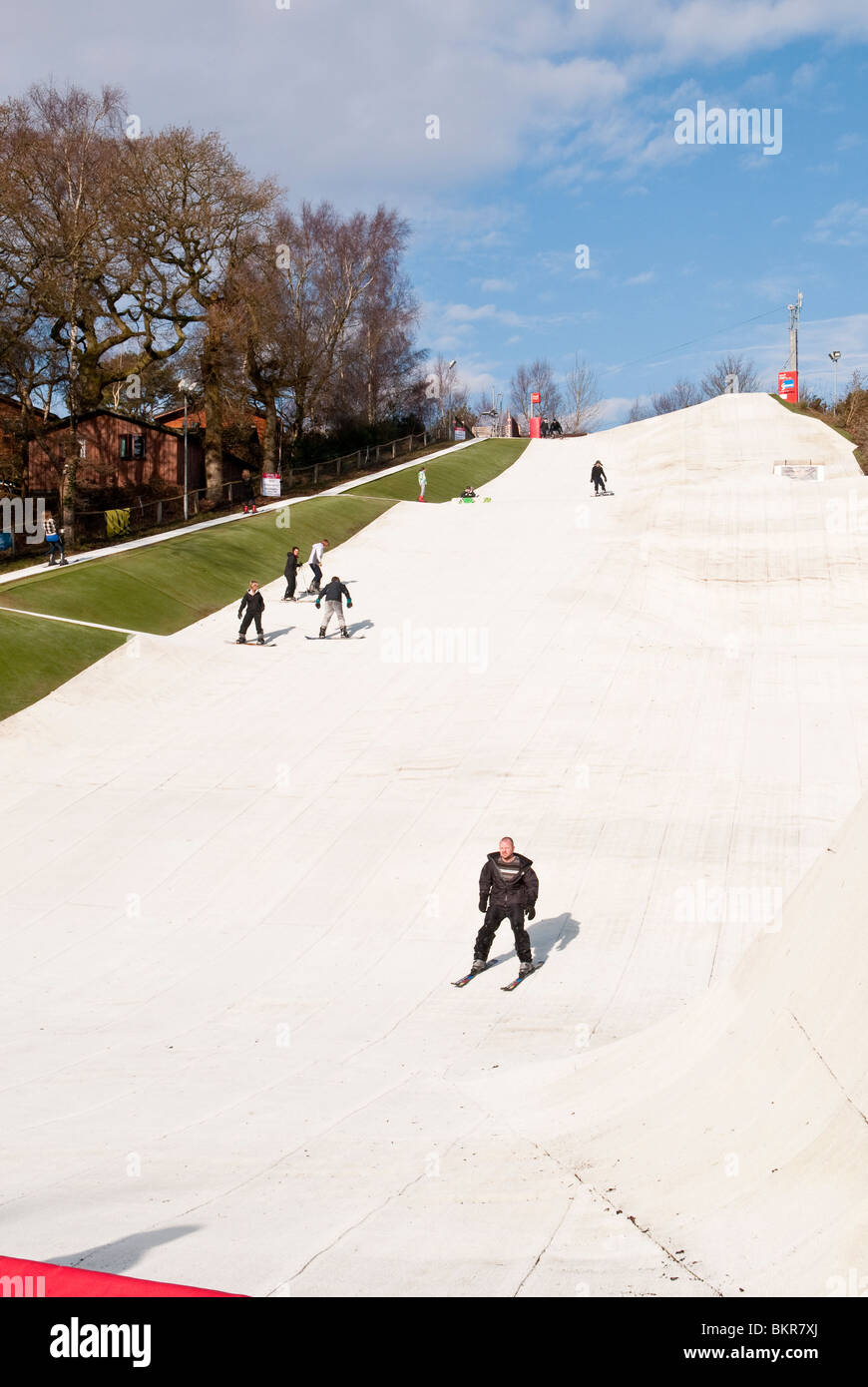 Dry Ski Slope at Warmwell Dorset Stock Photo Alamy