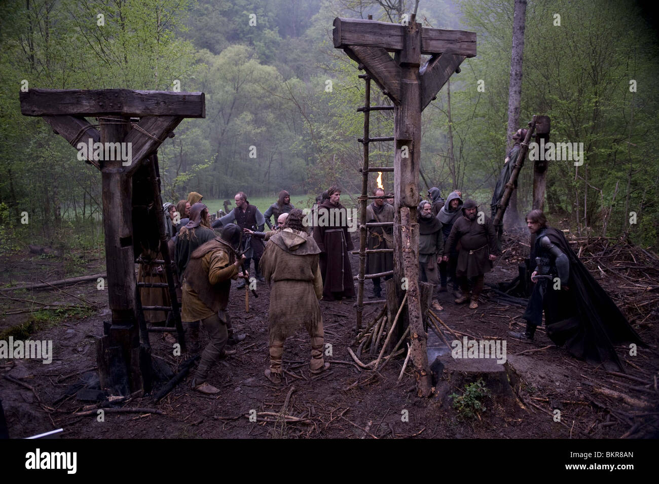 BLACK DEATH (2010) SEAN BEAN CHRISTOPHER SMITH (DIR) 006 Stock Photo