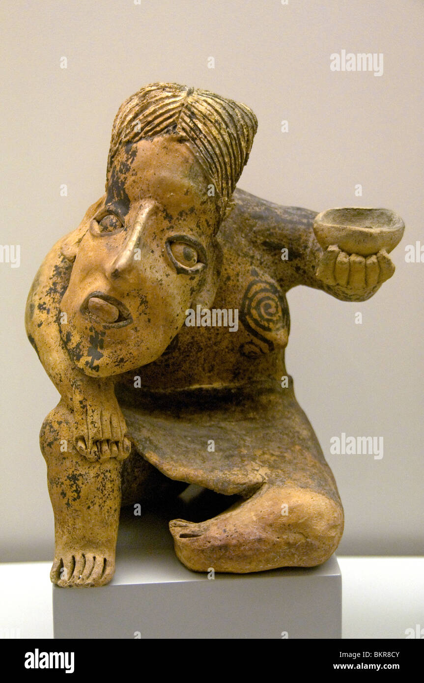Seated female Estilo Nayarit 400 BC 200 Mexico, Mexican , Stock Photo