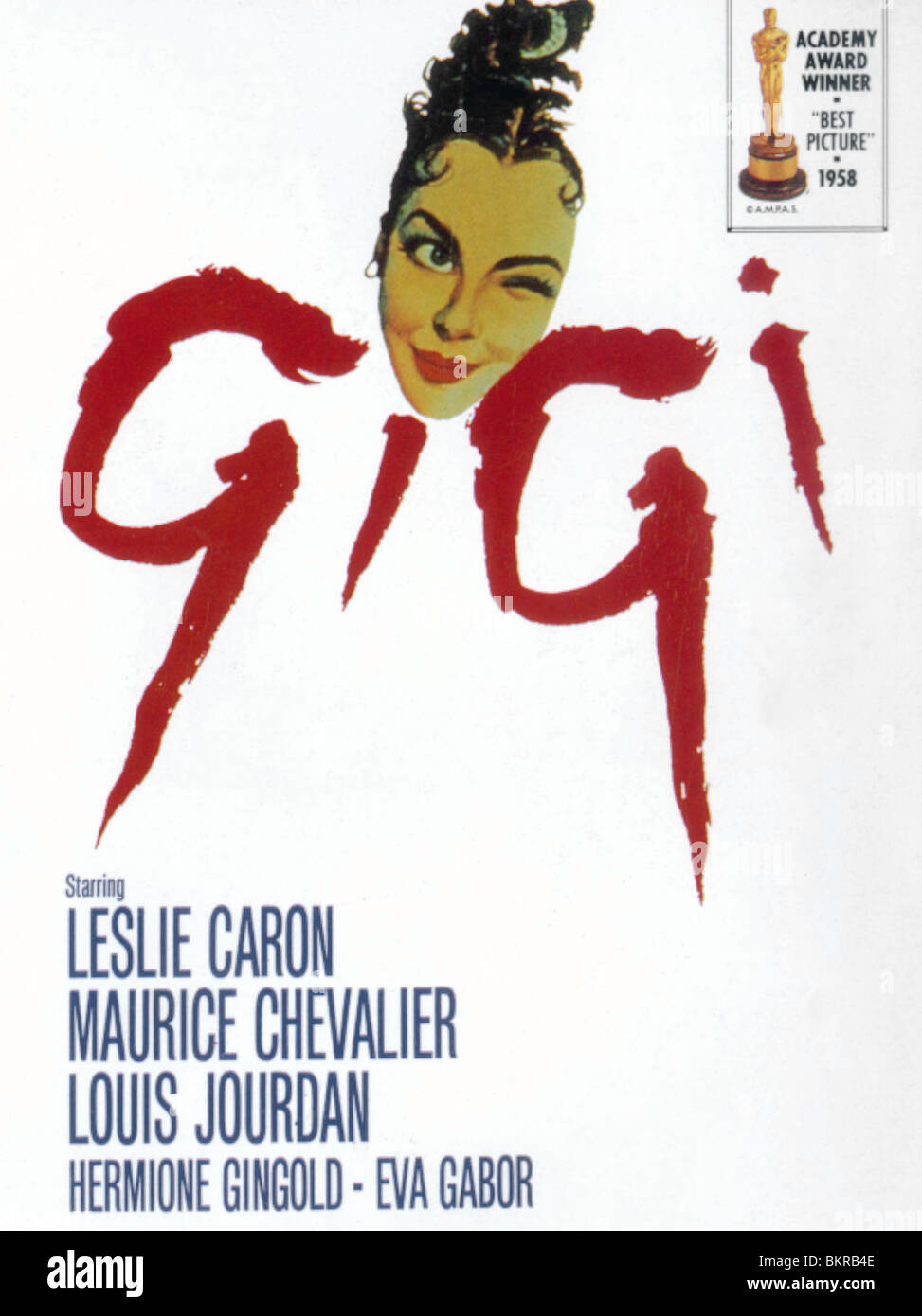 Gigi 1958 poster hi-res stock photography and images - Alamy