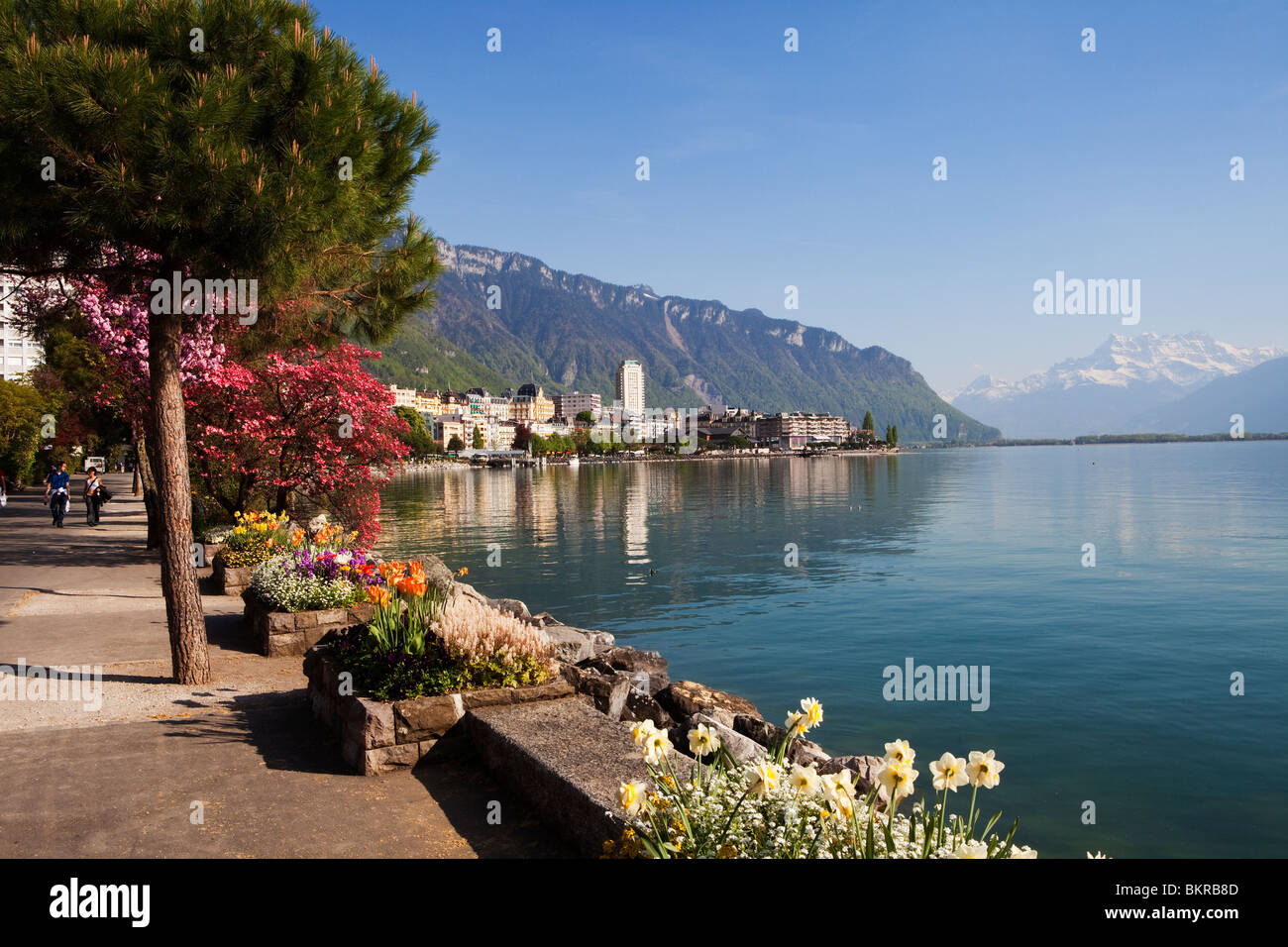 Montreux, Switzerland Stock Photo
