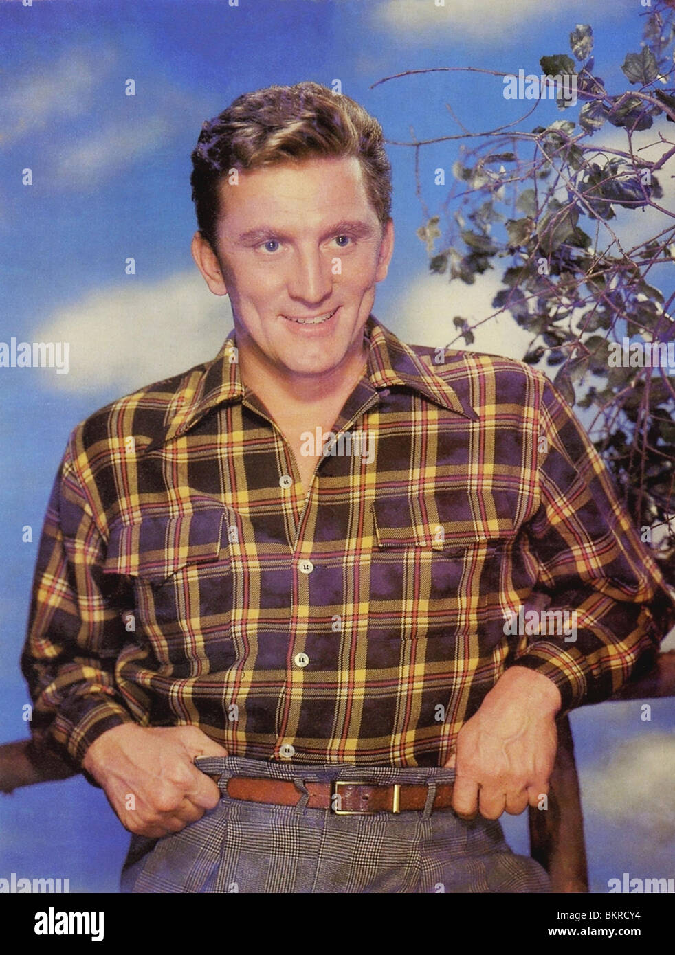 KIRK DOUGLAS (PORTRAIT) Stock Photo