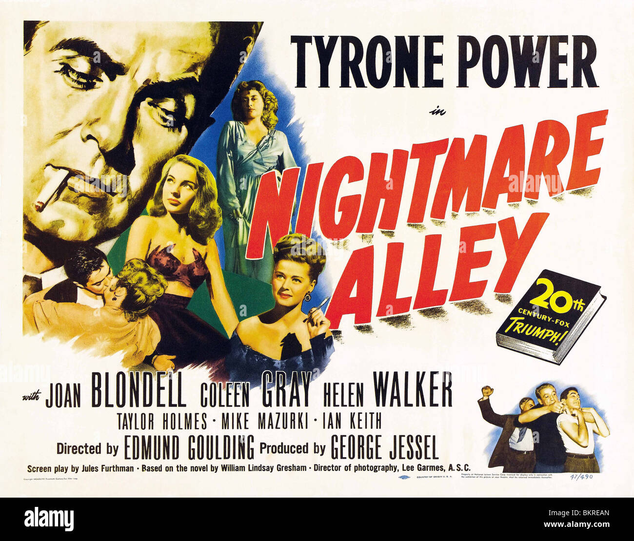 NIGHTMARE ALLEY (1947) POSTER EDMUND GOULDING (DIR) NALL 002 Stock Photo