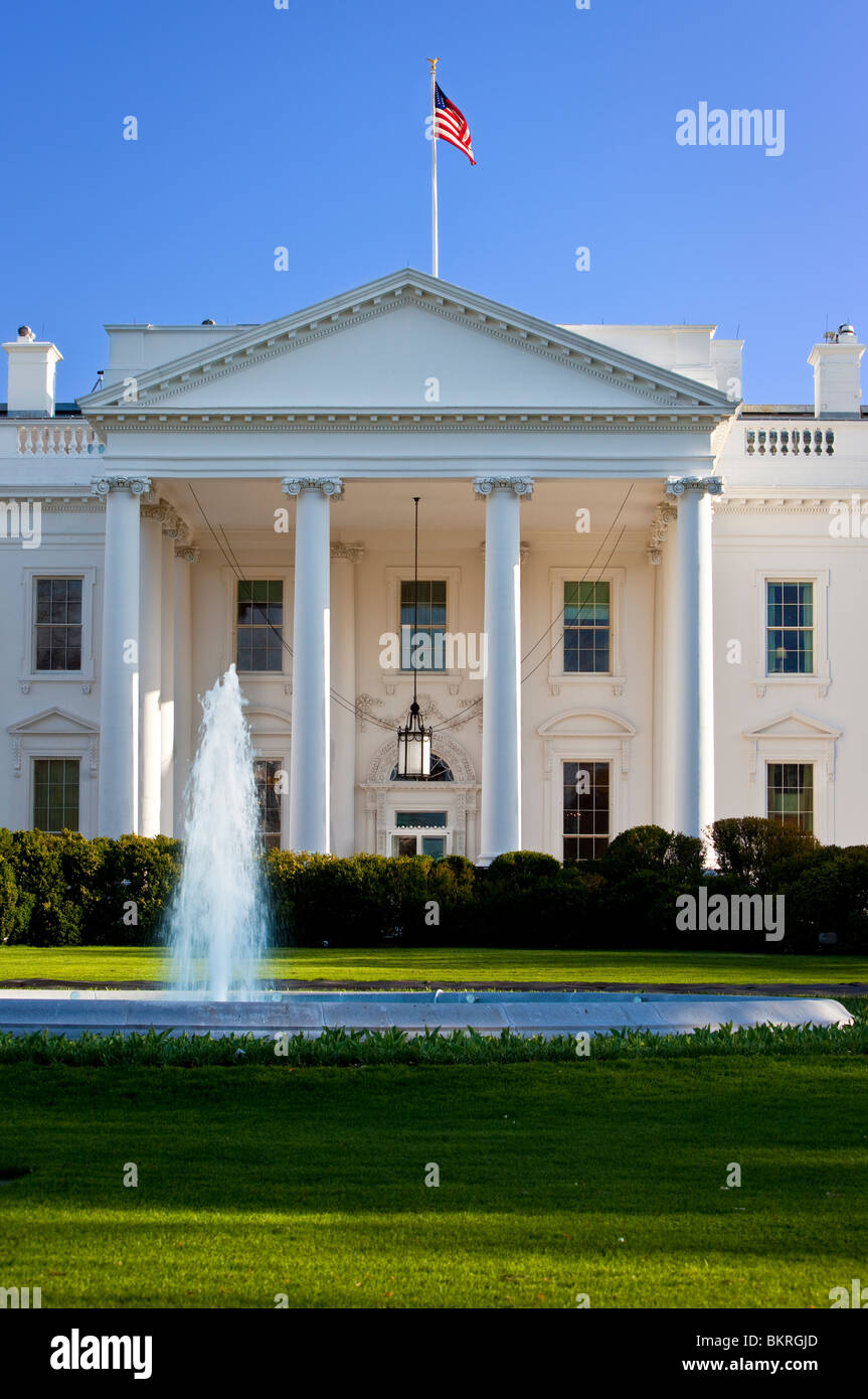 The White House in Washington DC USA Stock Photo
