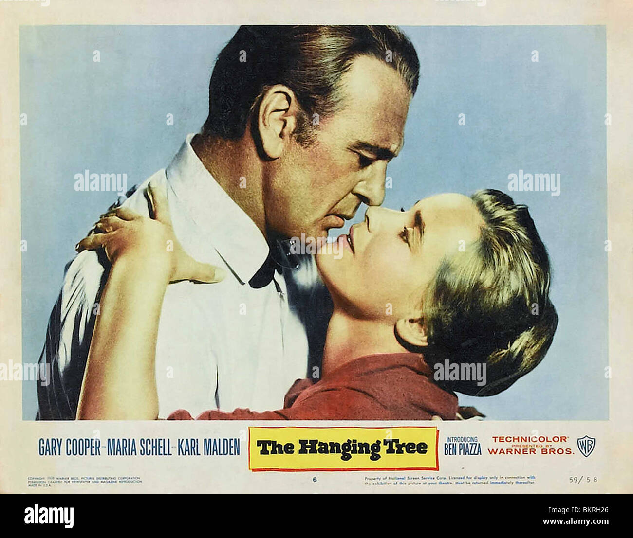 THE HANGING TREE (1959) GARY COOPER, MARIA SCHELL DELMER DAVES (DIR) 001 Stock Photo
