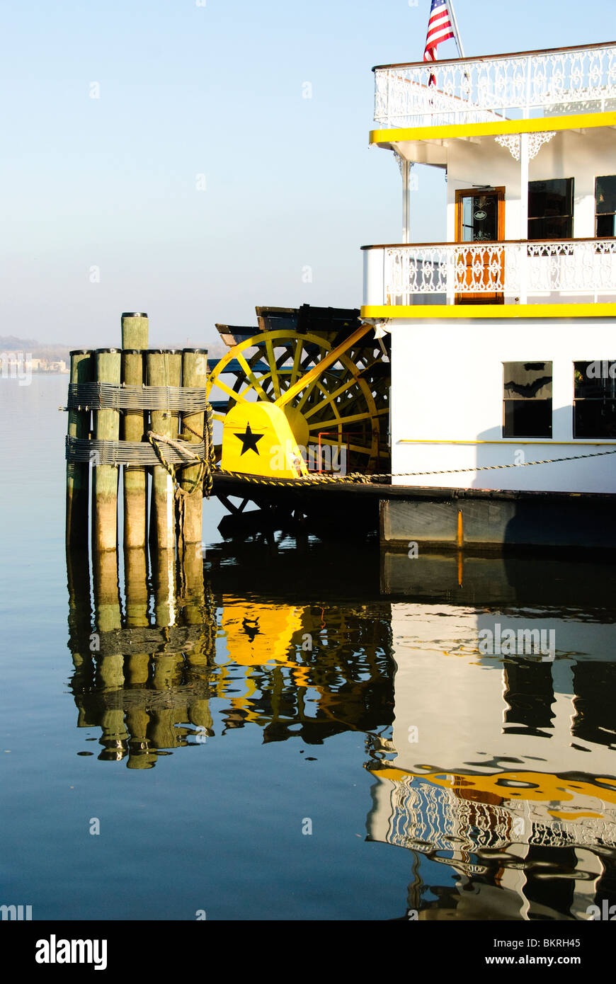 ALEXANDRIA, Virginia Historic paddle wheel boat the Cherry Blossom