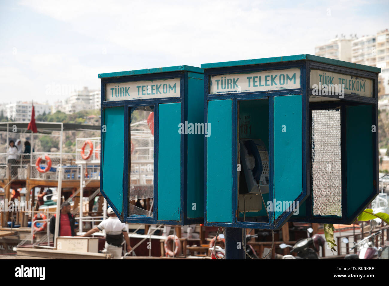 Turkish phone box hi-res stock photography and images - Alamy