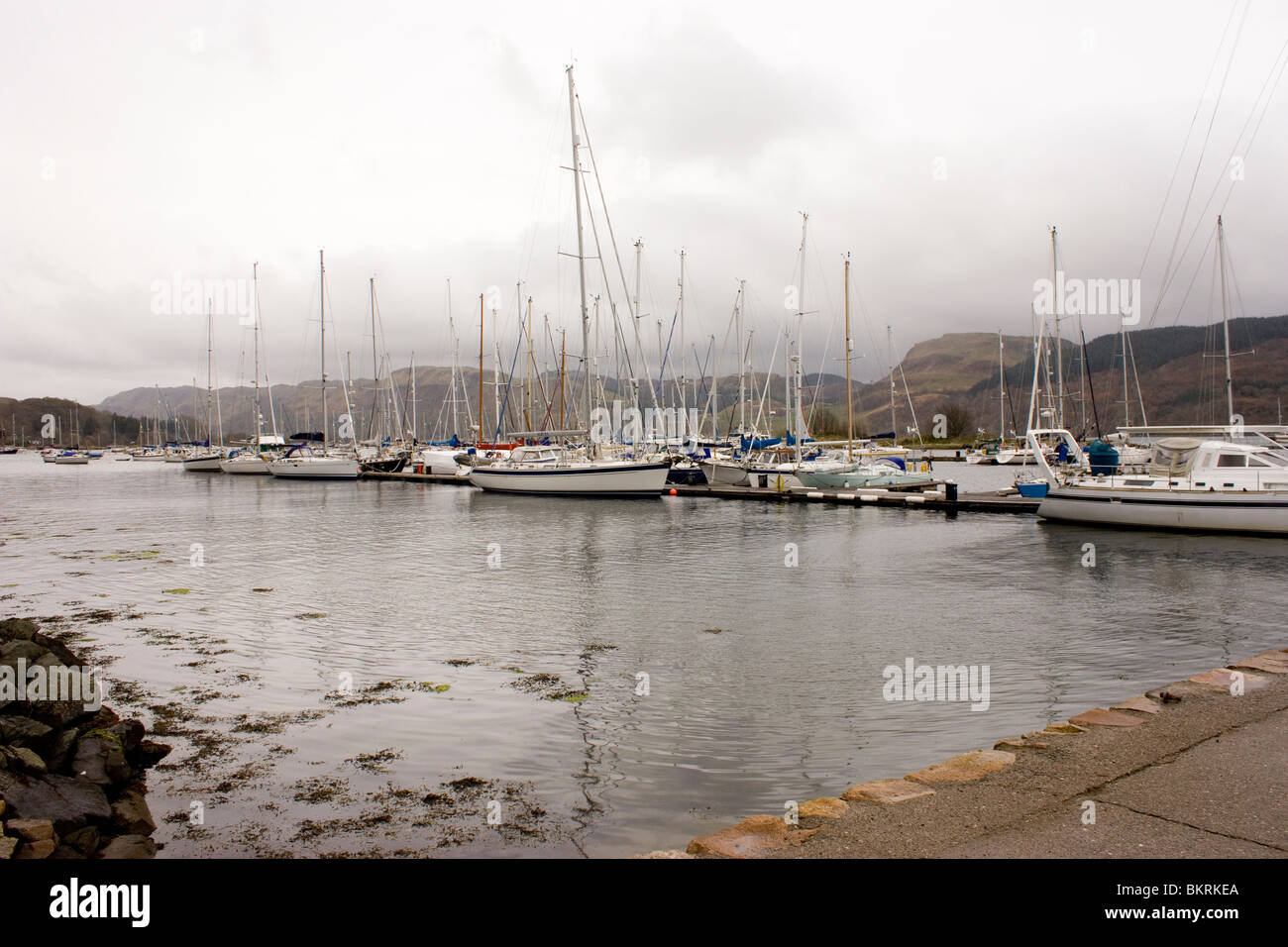 Ardfern Yacht Centre on Loch Craignish Argyll Scotland Stock Photo