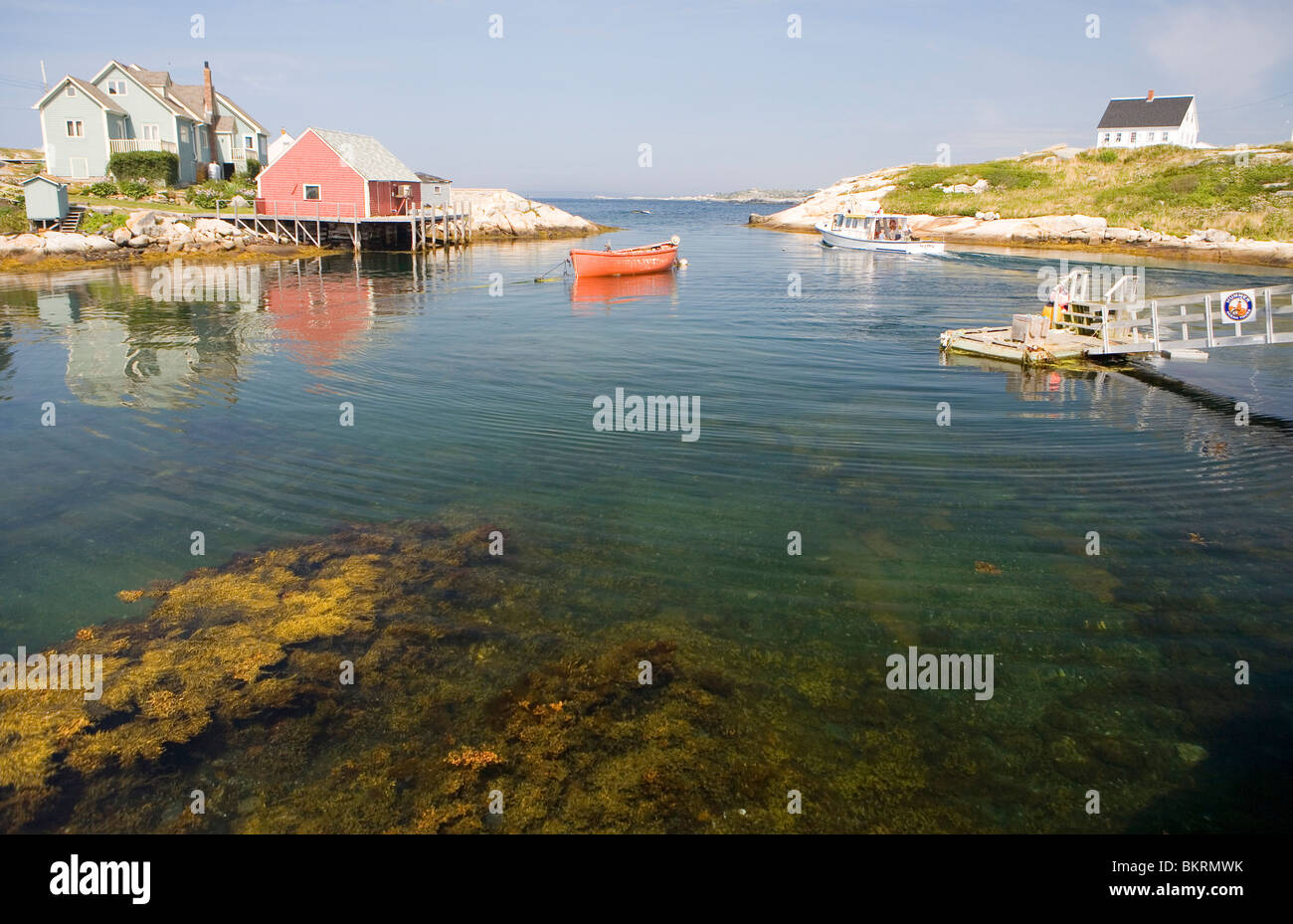 Peggy's Cove harbour Stock Photo Alamy