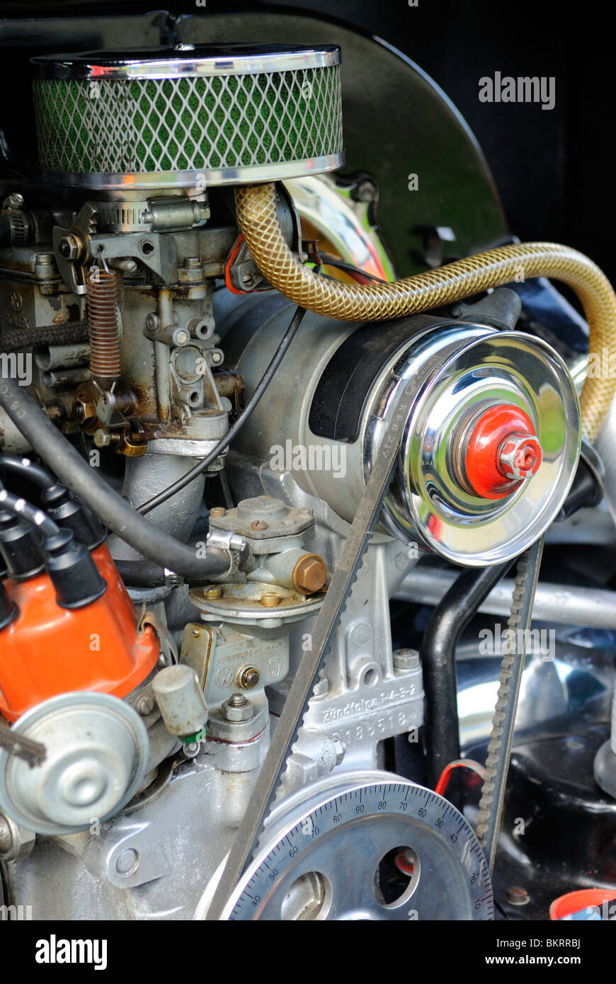Volkswagen Beetle 1303 Engine Compartment Detail Stock Photo Alamy