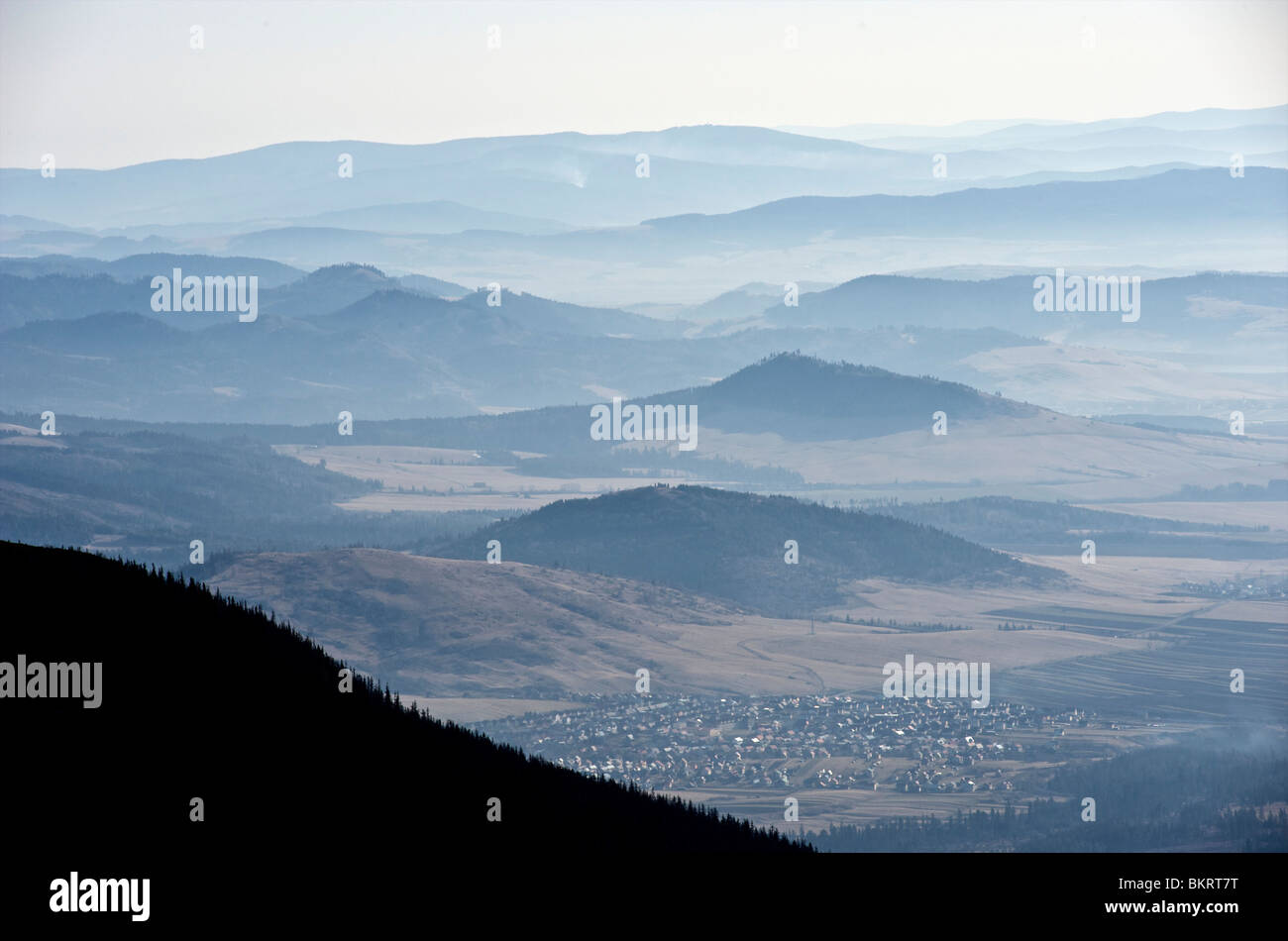 Slovakia, view from Lomnica Stock Photo