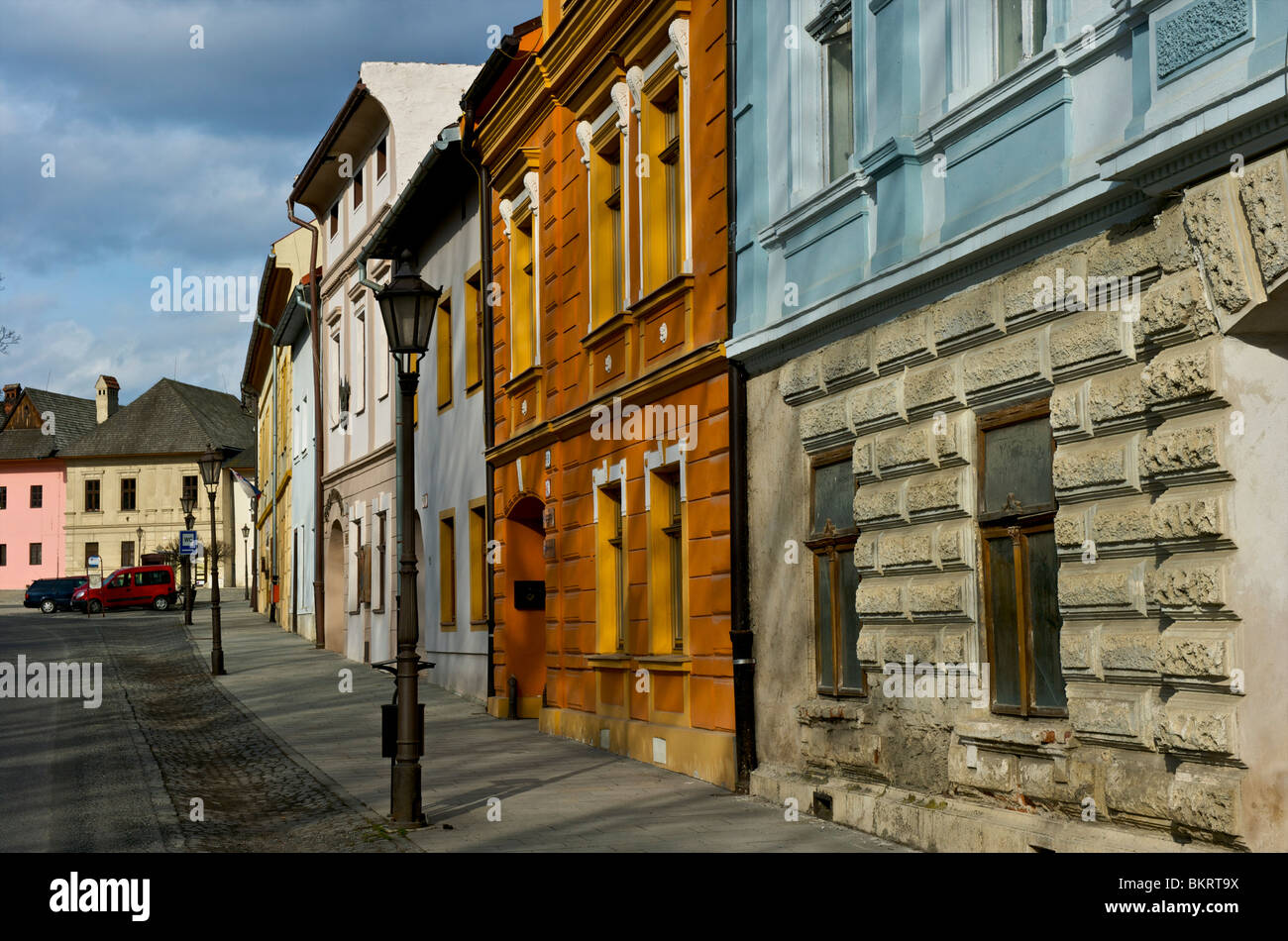 Slovakia, the historical centre of Poprad Stock Photo