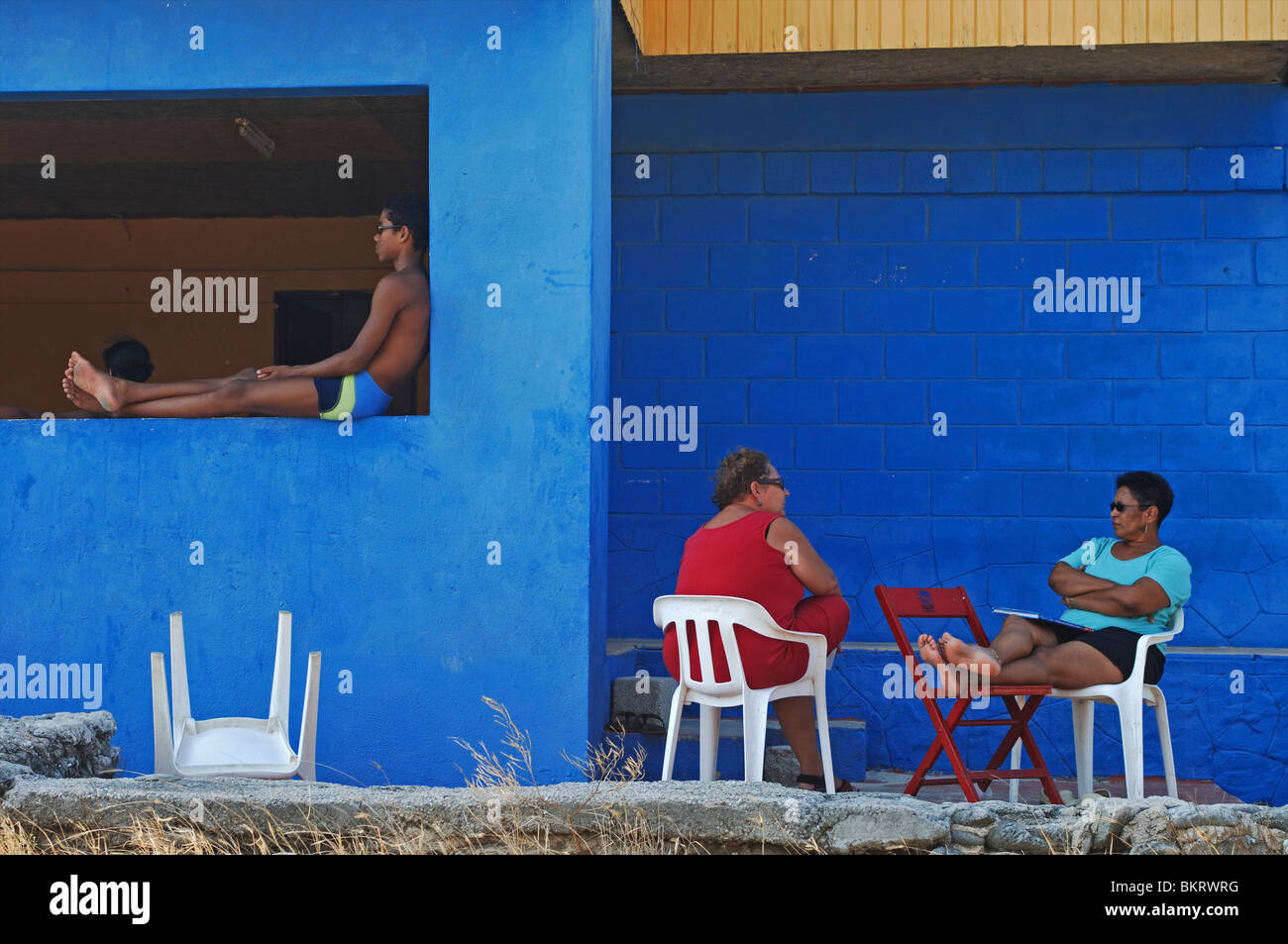 Curacao lifestyle Stock Photo