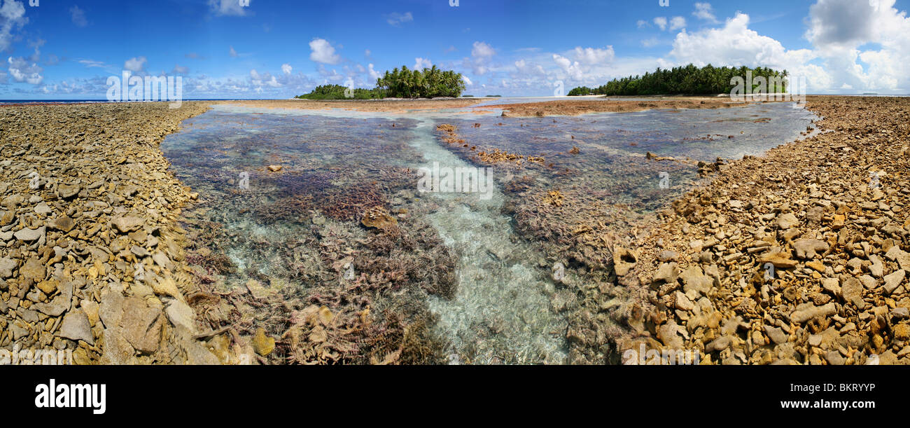 Tuvalu island in the pacific ocean threatens to disappear in the next