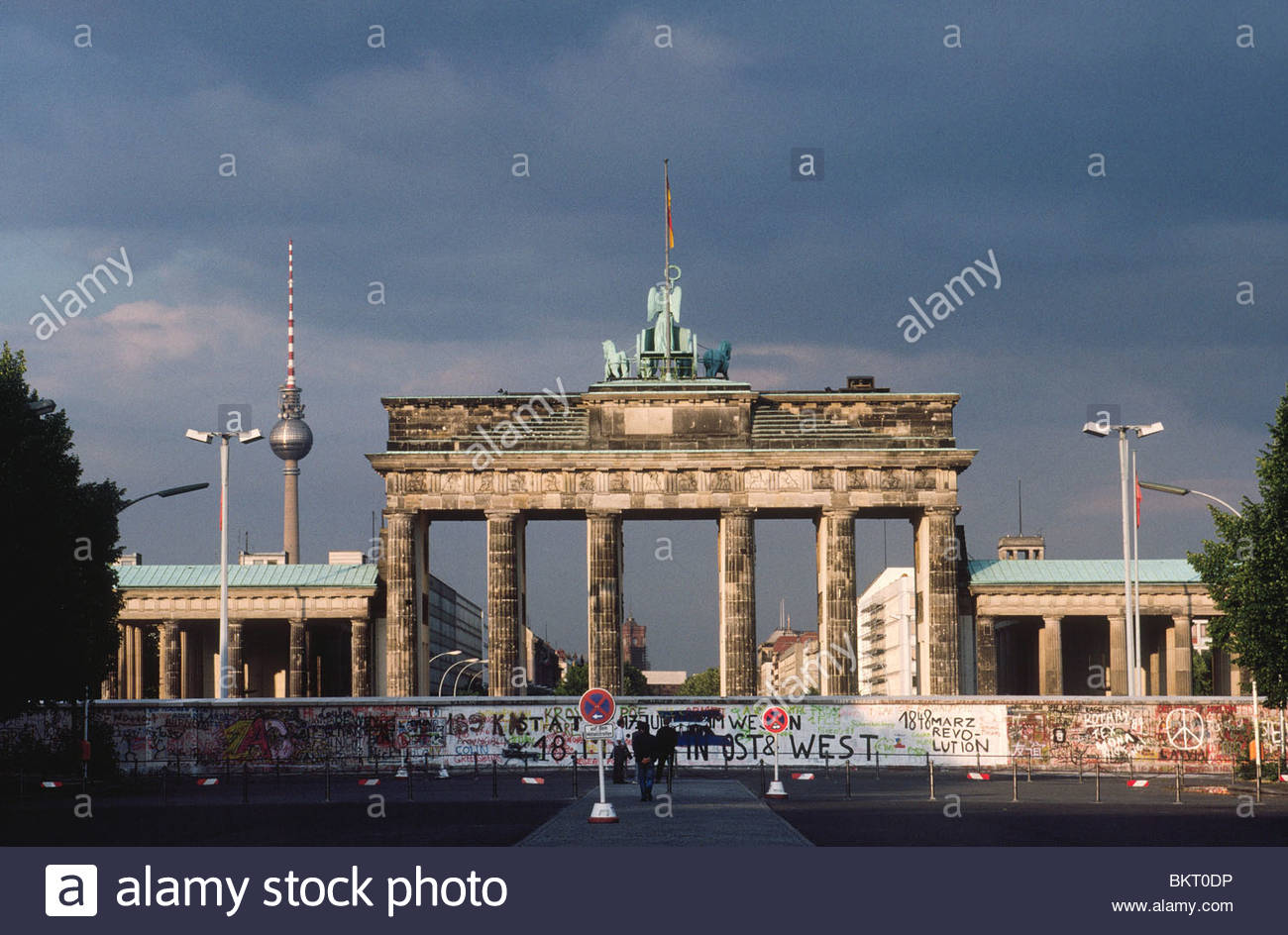 Brandenburg Gate Berlin Wall Stock Photos Brandenburg Gate Berlin 