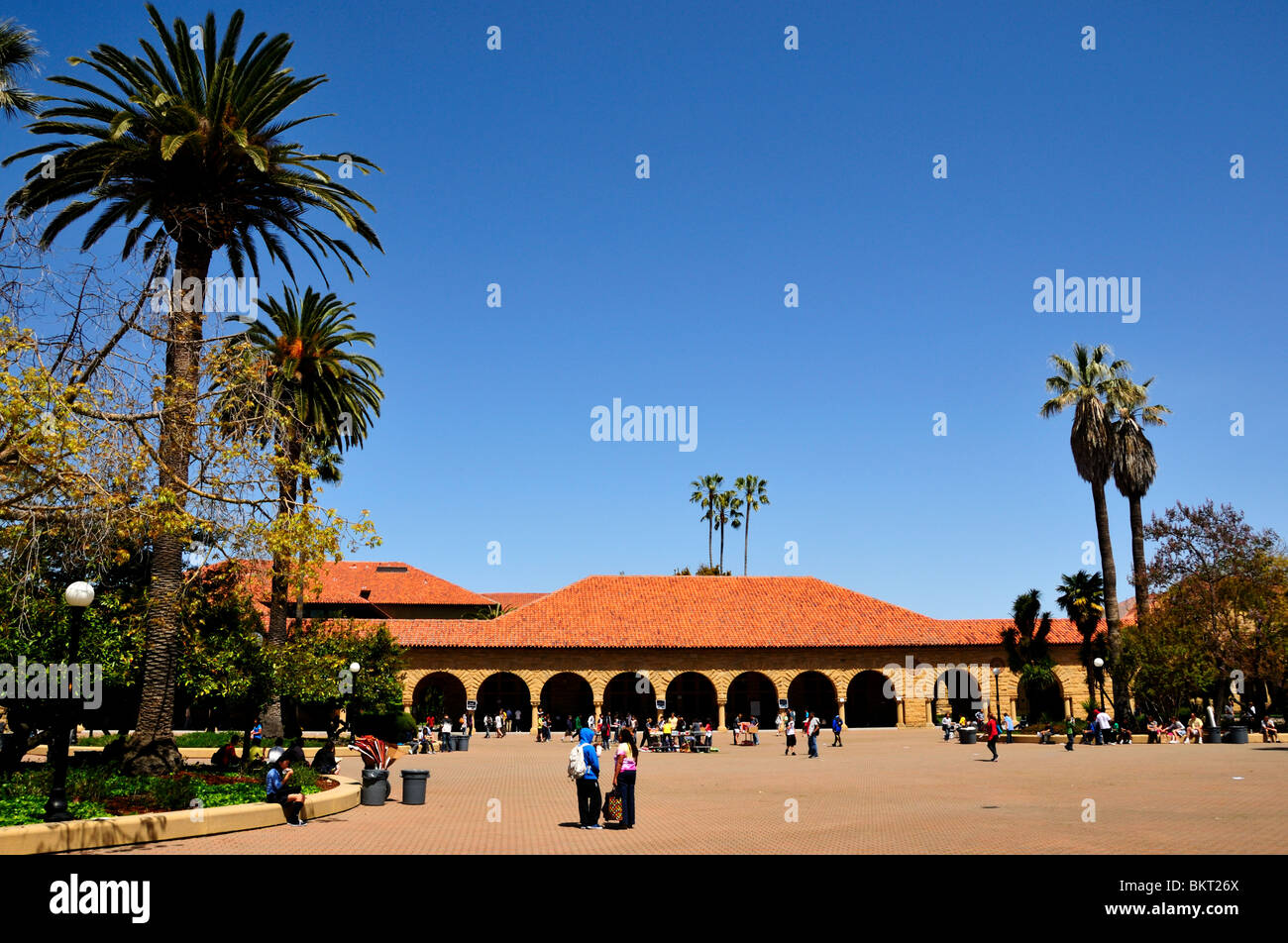 Student Union Square. Stanford University, Palo Alto, California, USA