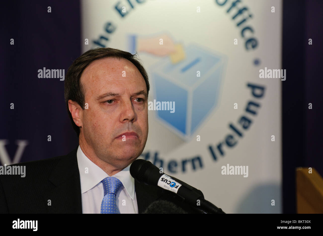 Nigel Dodds, MP for North Belfast, MLA, and deputy leader of the Democratic Unionist Party (DUP) Stock Photo