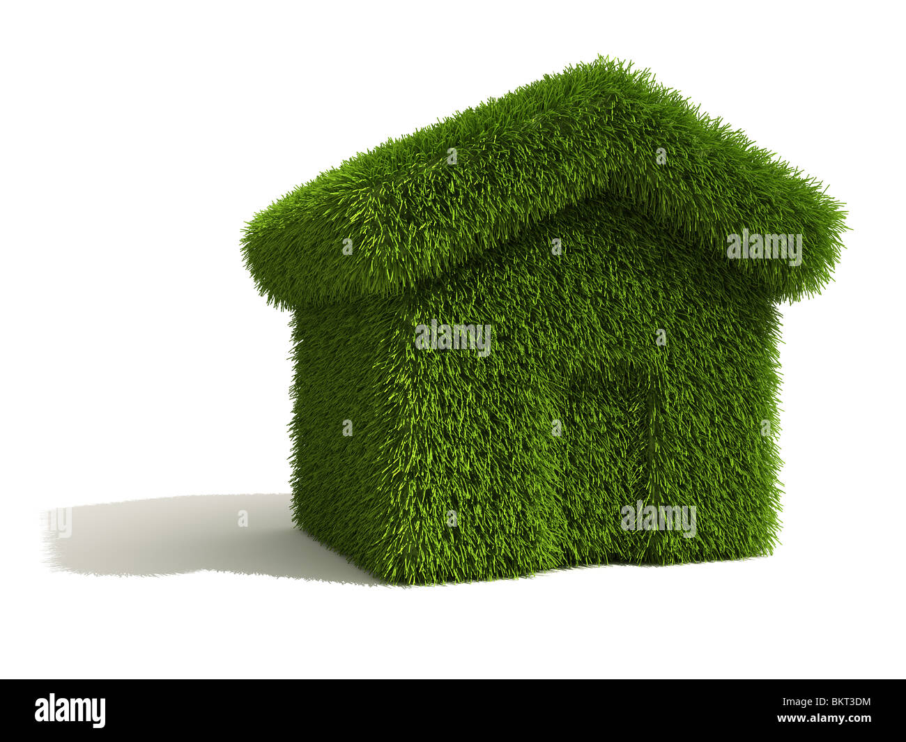 Grass Covered House Stock Photo Alamy