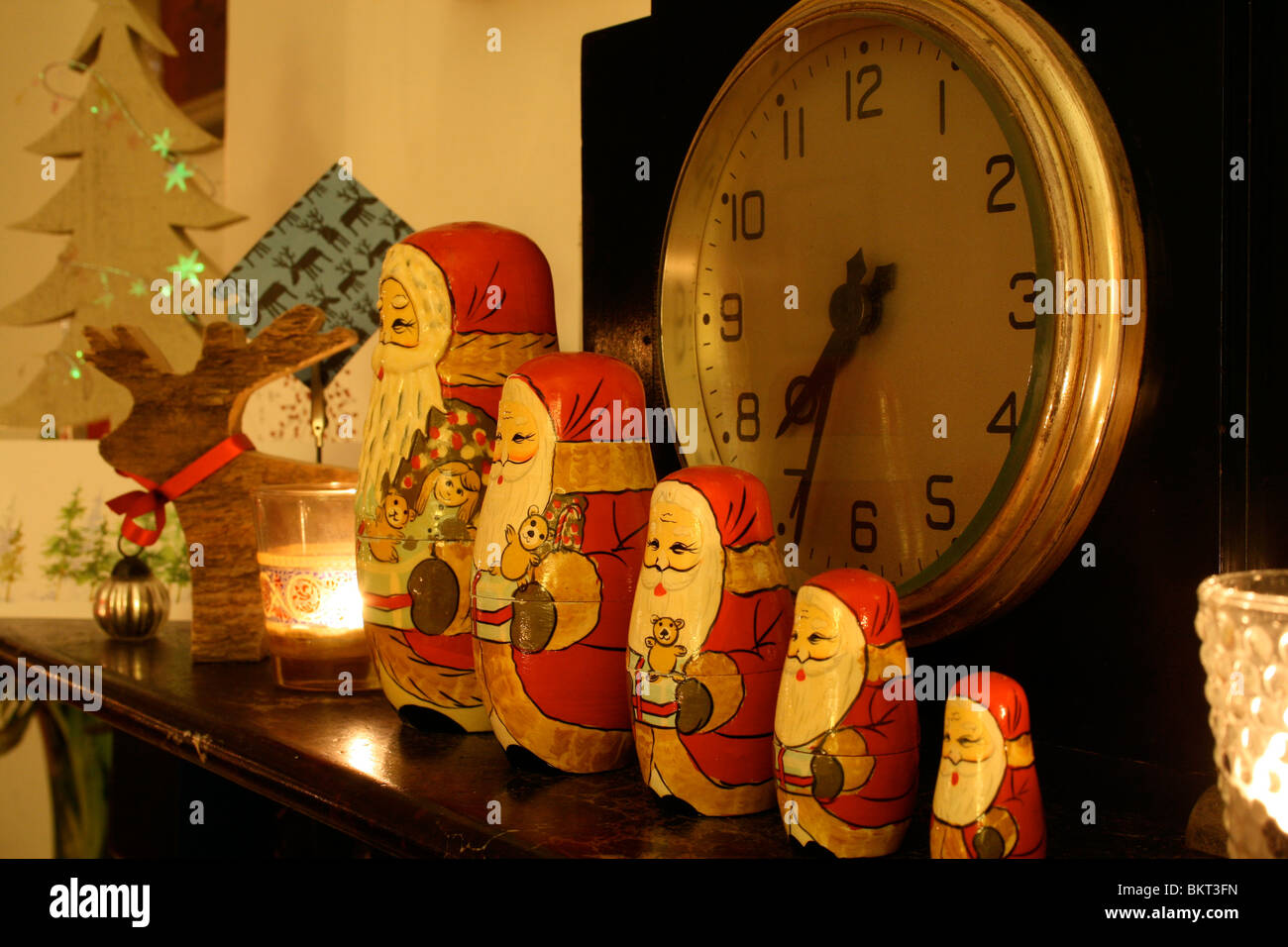 father christmas russian dolls
