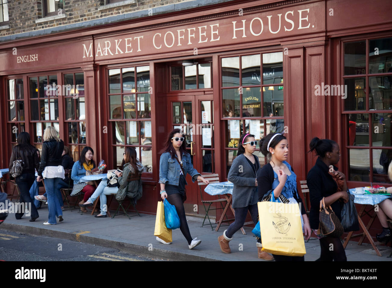 The Market Coffee House, Spitalfields, London Stock Photo Alamy