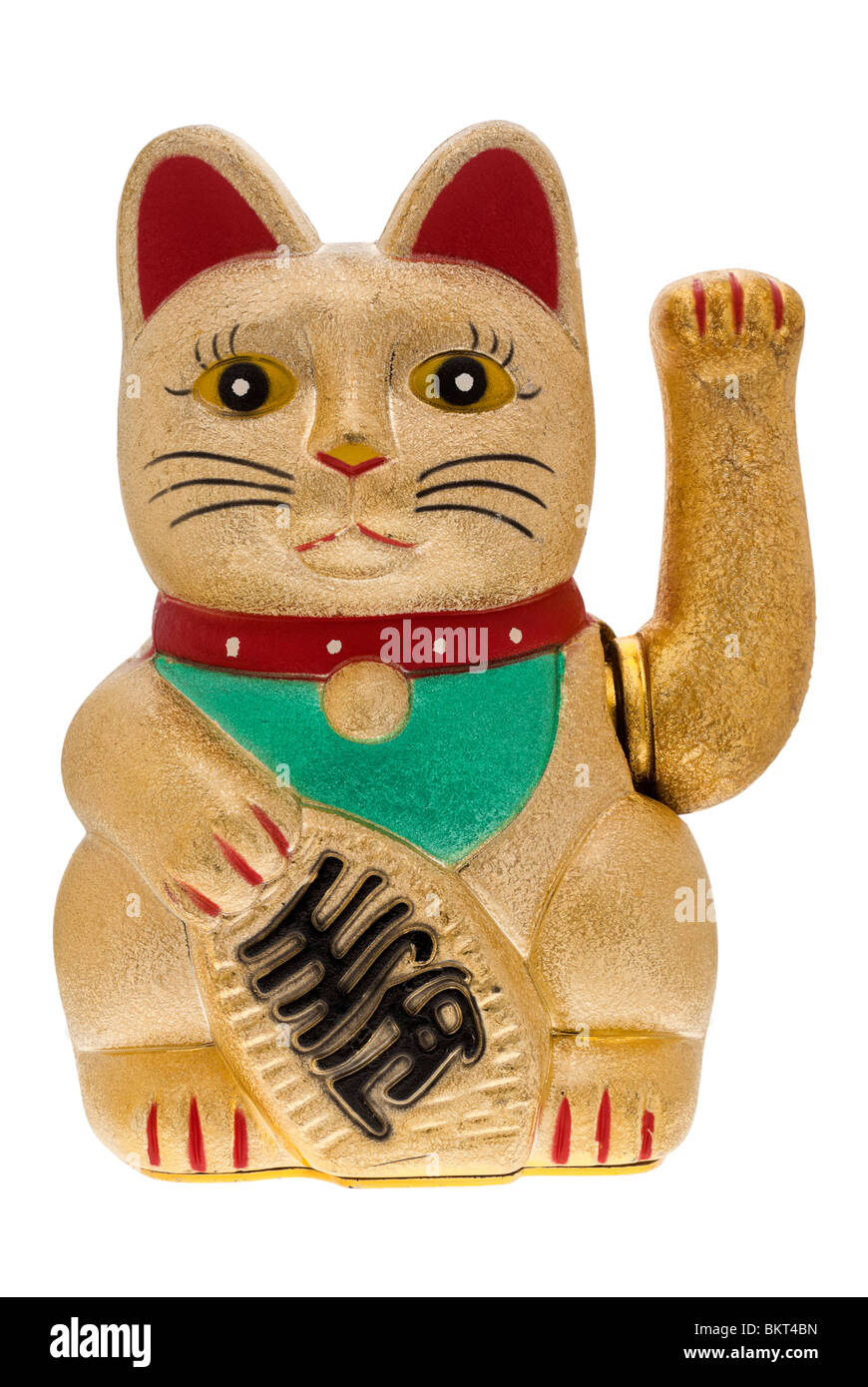 Maneki Neko or Welcoming Cat - 2010 Stock Photo