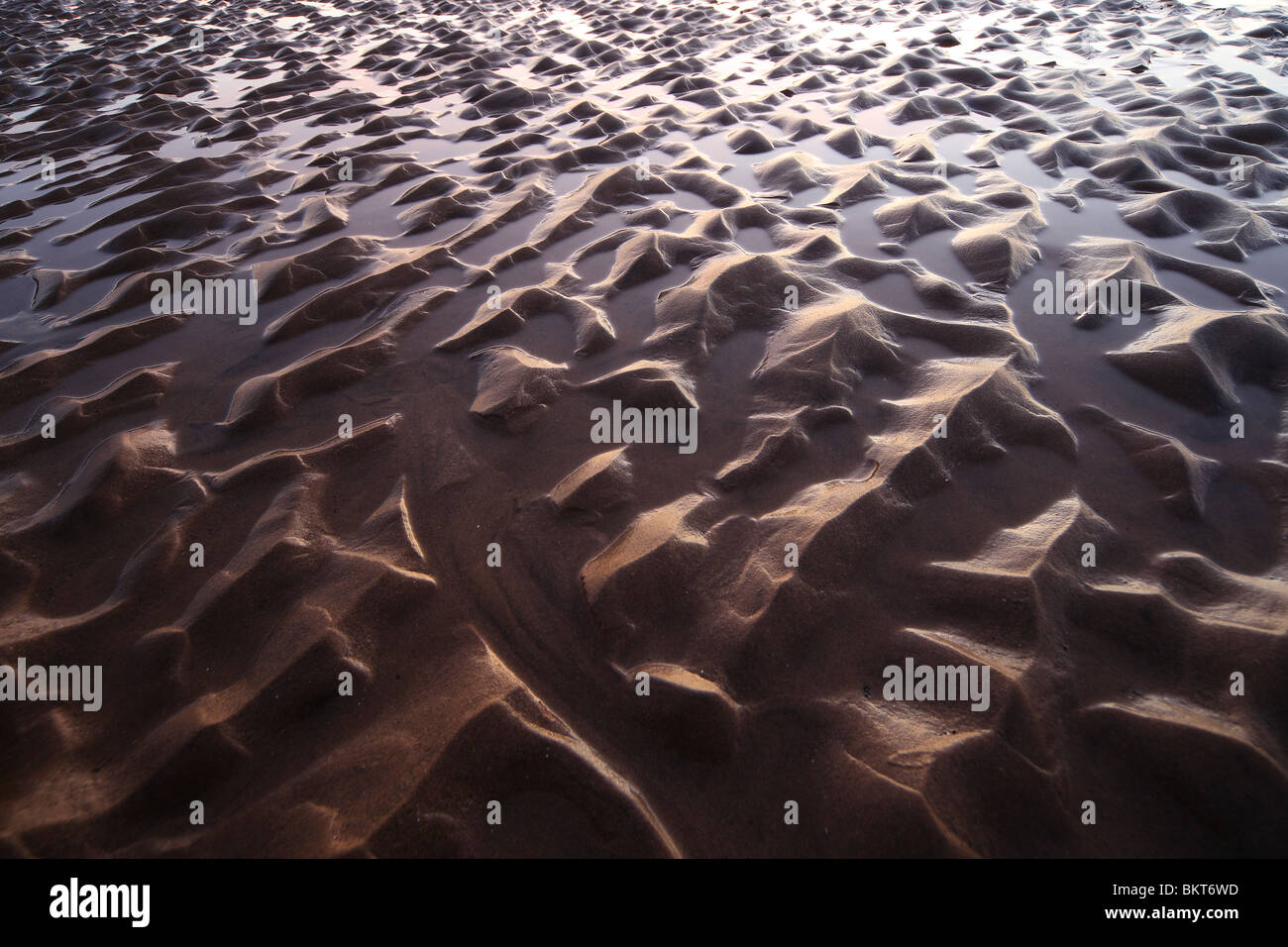 Structures in sand Stock Photo - Alamy