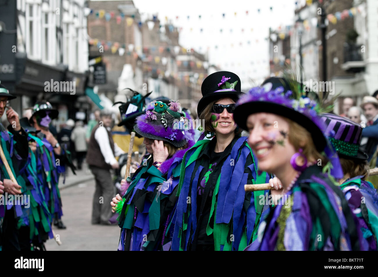 Wicket Brood Morris at the Sweeps Festival Stock Photo