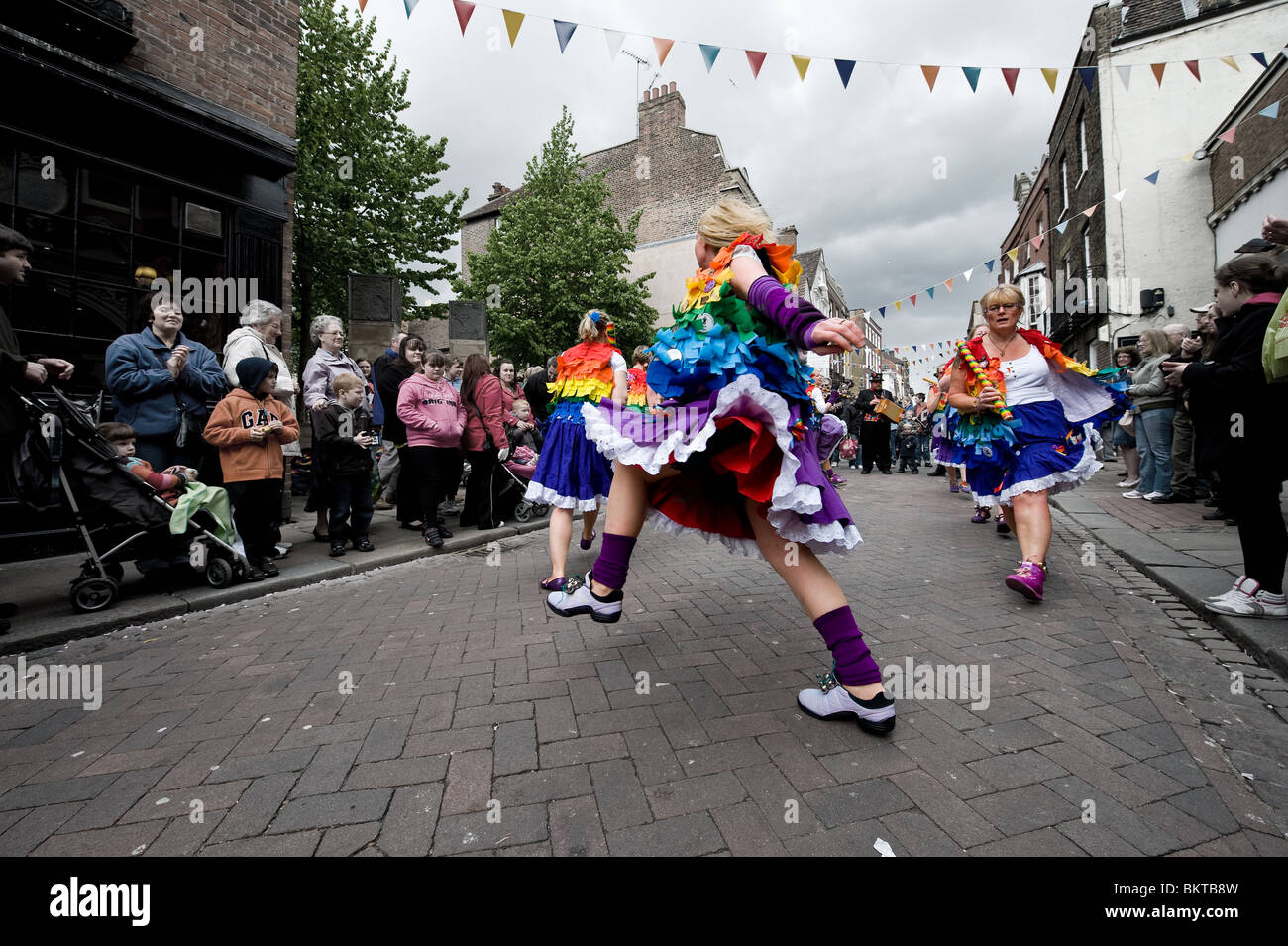 Loose Ladies Morris at the Sweeps Festival Stock Photo