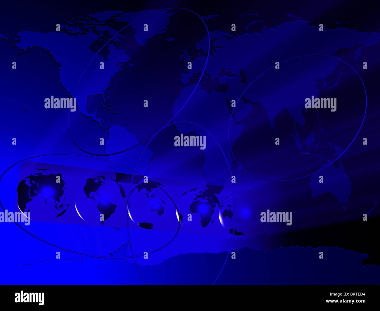 3d illustration of world map background Stock Photo - Alamy
