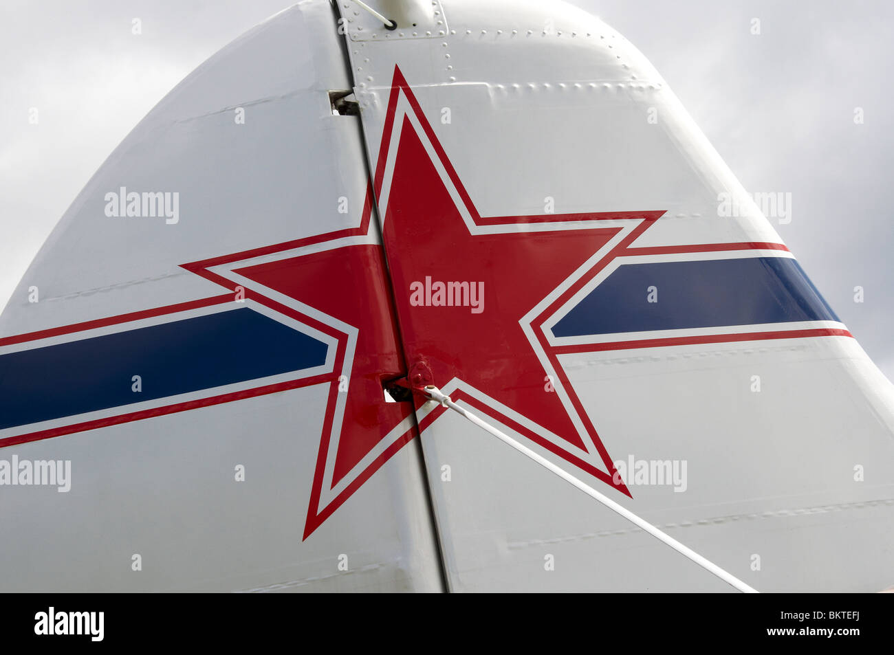 Airplane tail fin hi-res stock photography and images - Alamy