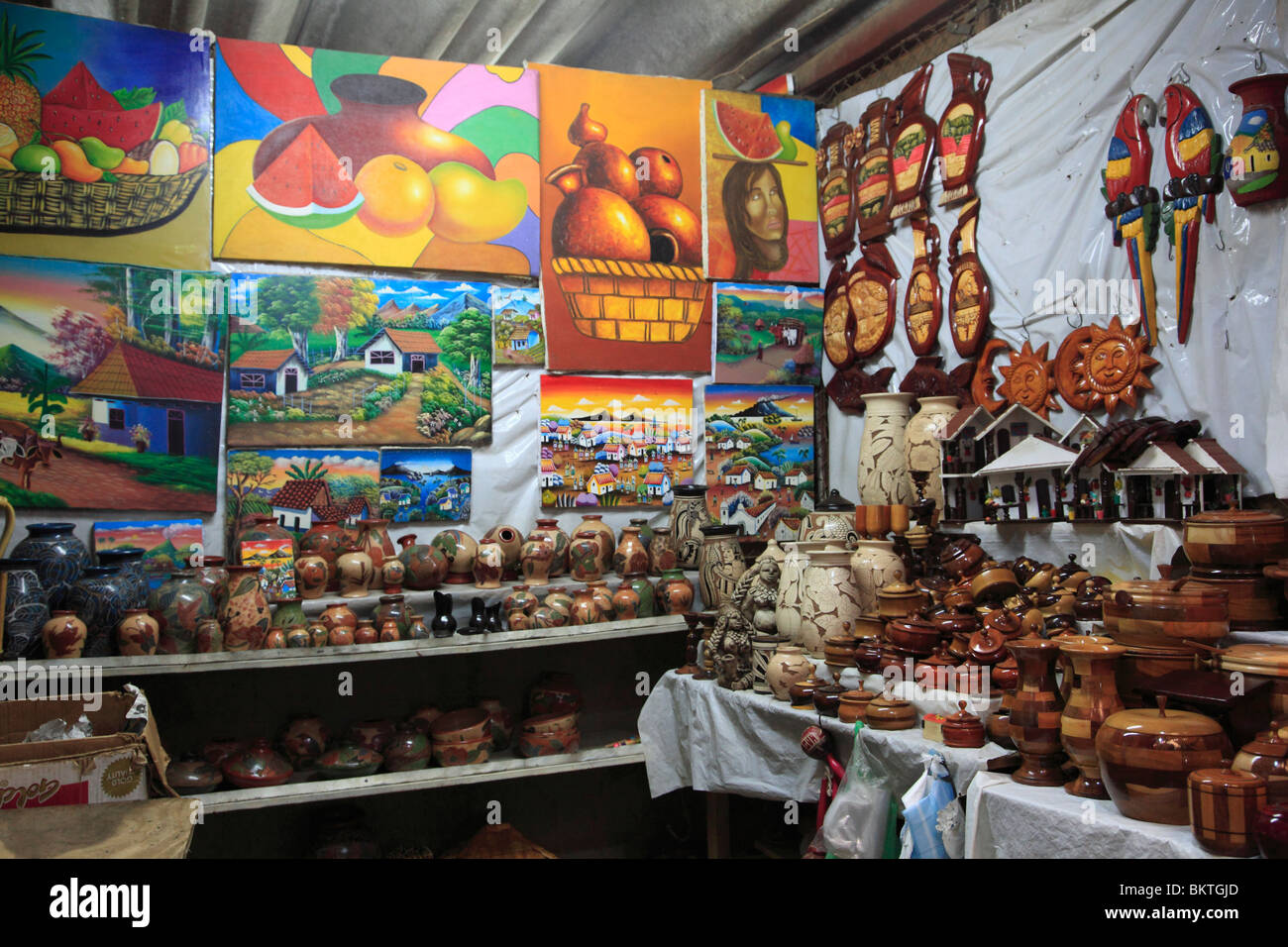 Municipal Market, Mercado Municipal, Masaya, Nicaragua, Central America Stock Photo