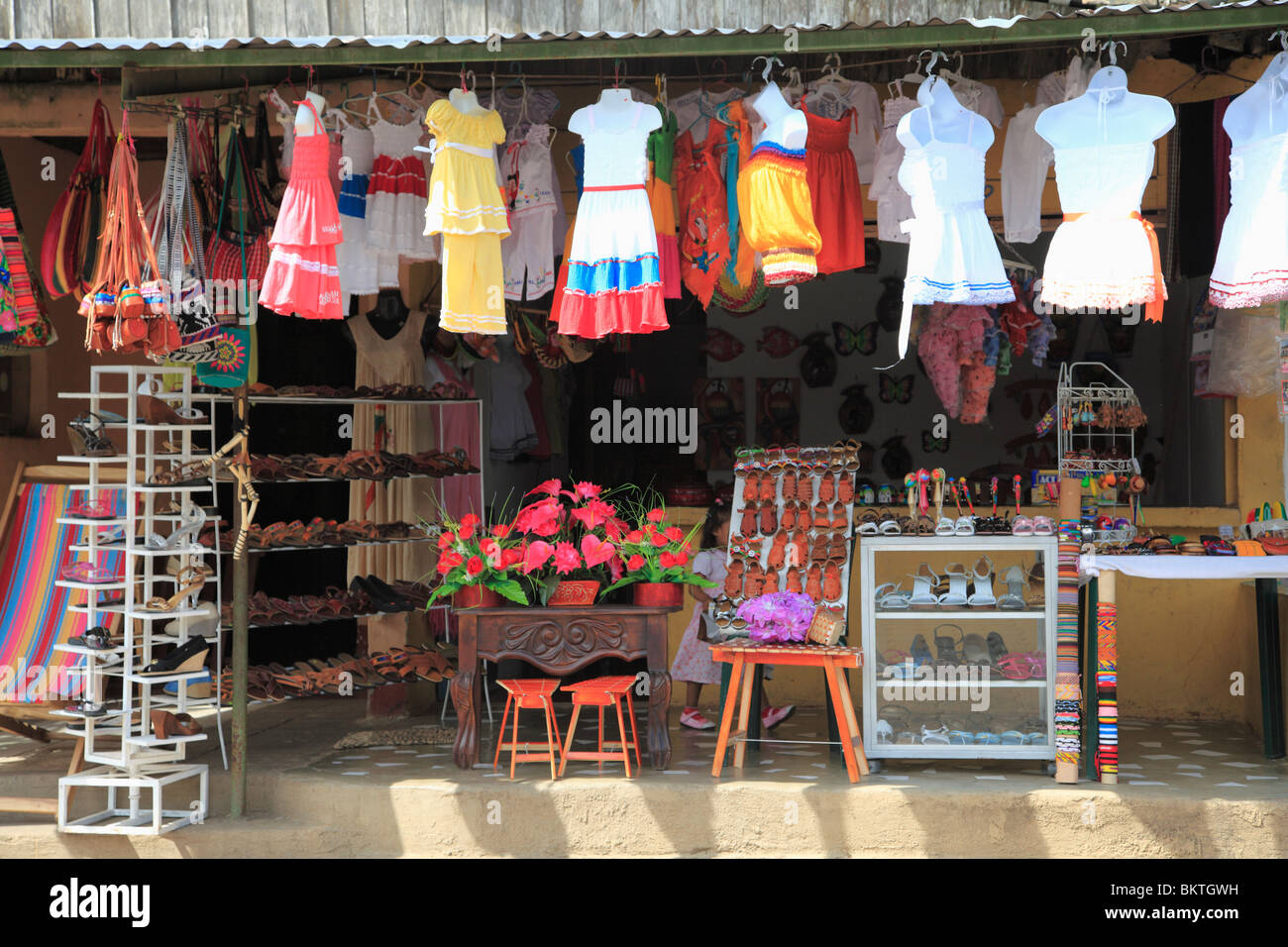 Shop, Catarina, a village that is one of the Los Pueblos Blancos, Nicaragua, Central America Stock Photo