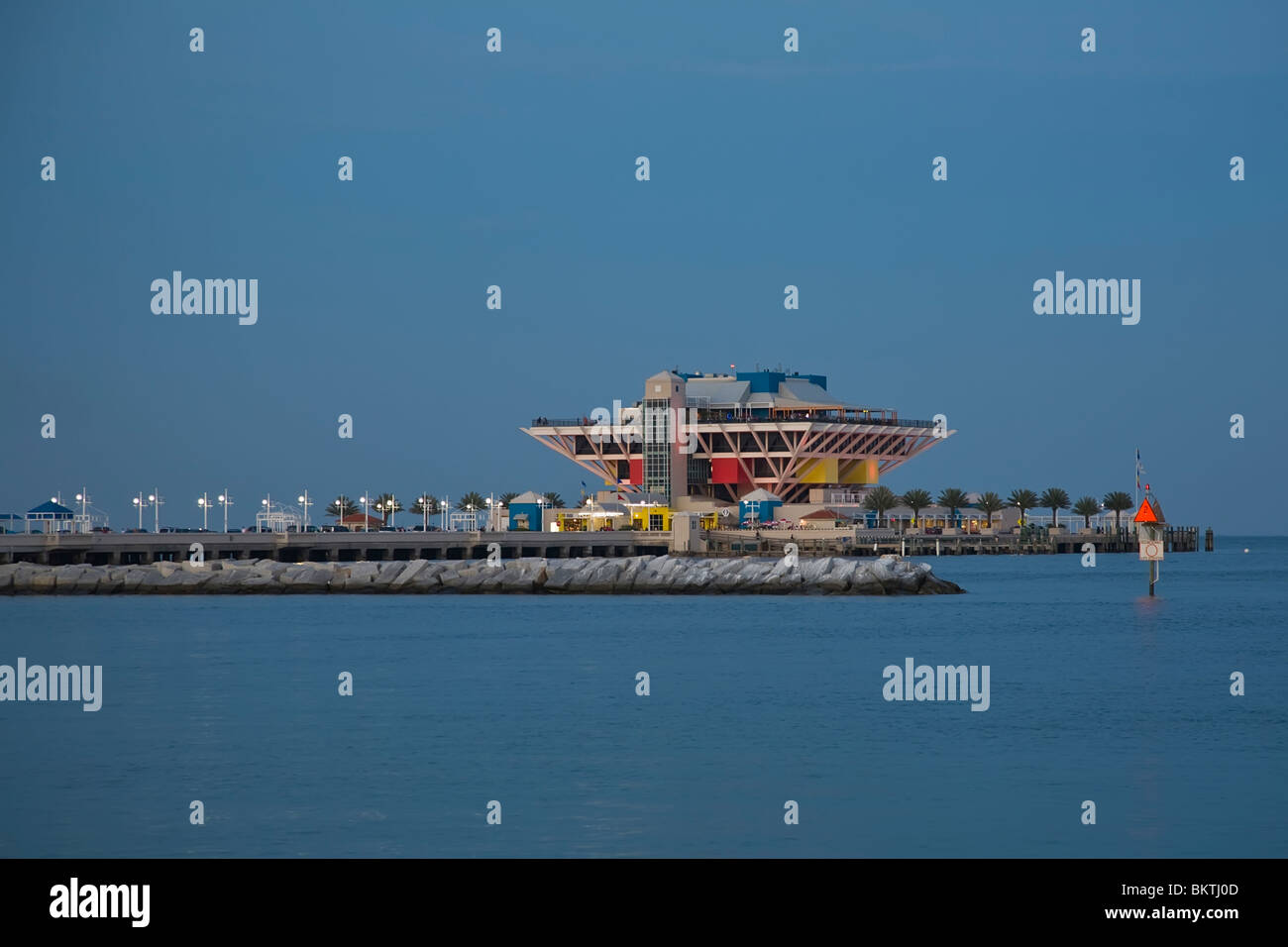 The Pier shopping and dining complex in St Petersburg Florida Stock